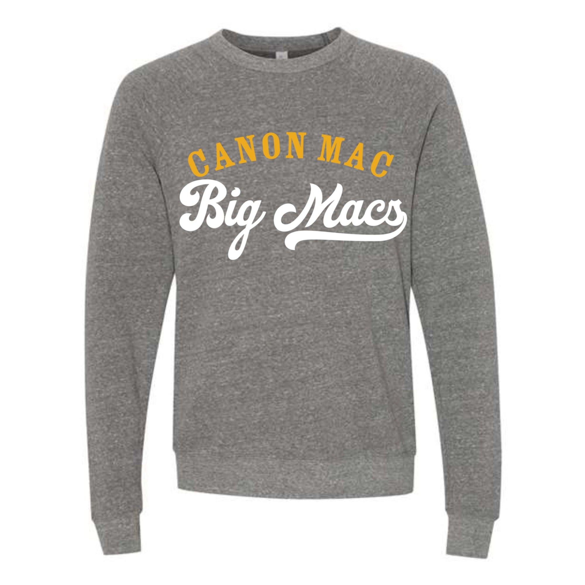 Canon Mac Big Macs Unisex Fleece Crewneck Sweatshirt