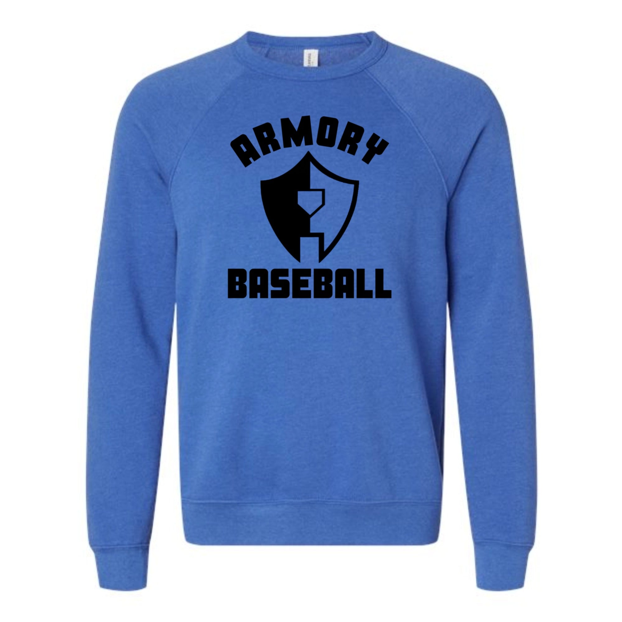 Armory Baseball Logo Unisex Fleece Crewneck Sweatshirt