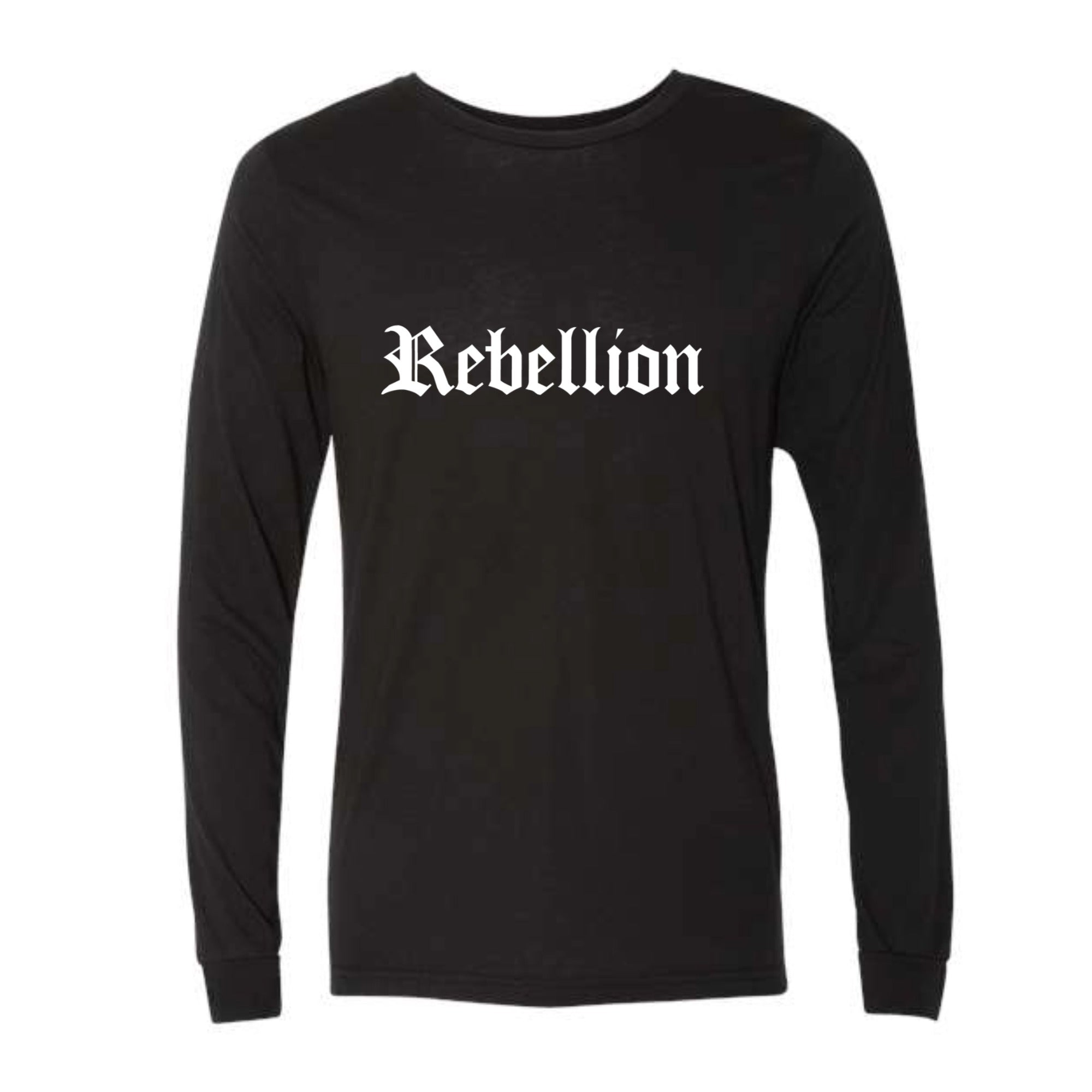 Rebellion Vintage Long Sleeved Tri-blend Unisex Tee