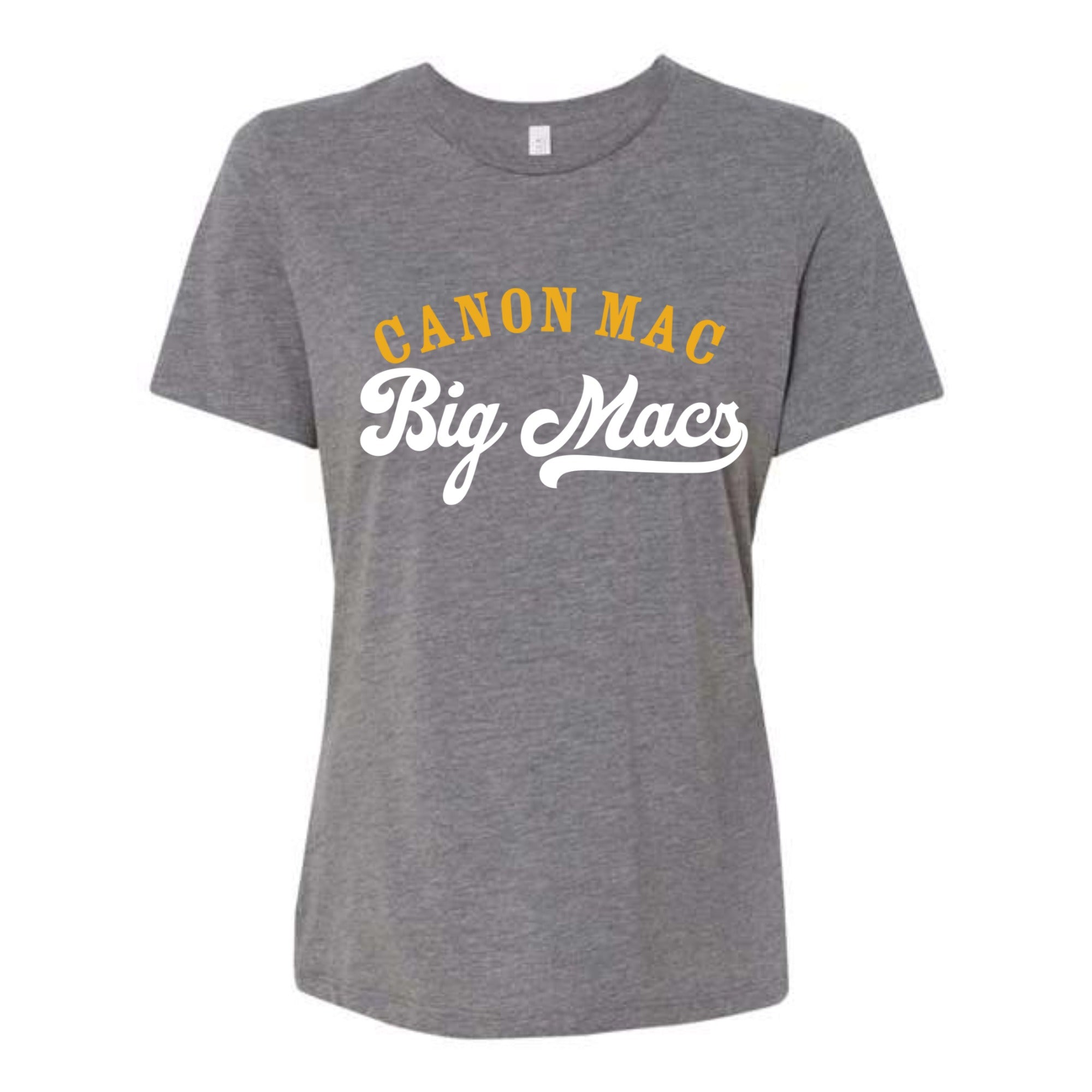 Canon Mac Big Macs Women's Tri-blend Relaxed Fit Tee