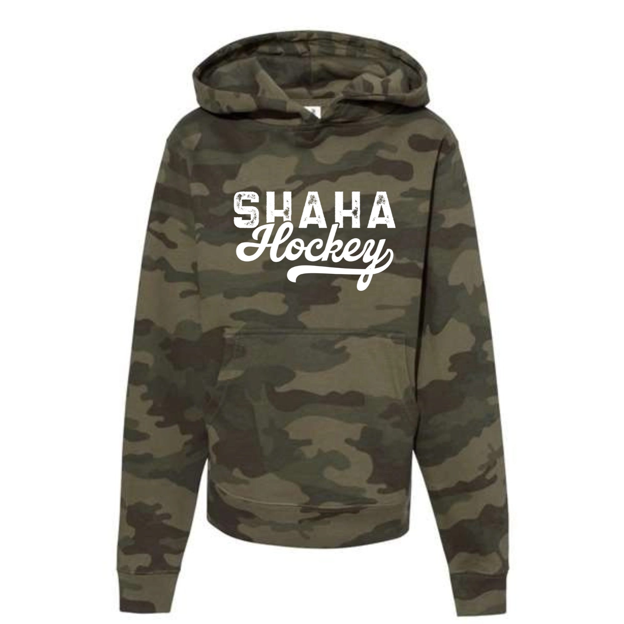 SHAHA Whimsical Youth Camo Hooded Sweatshirt