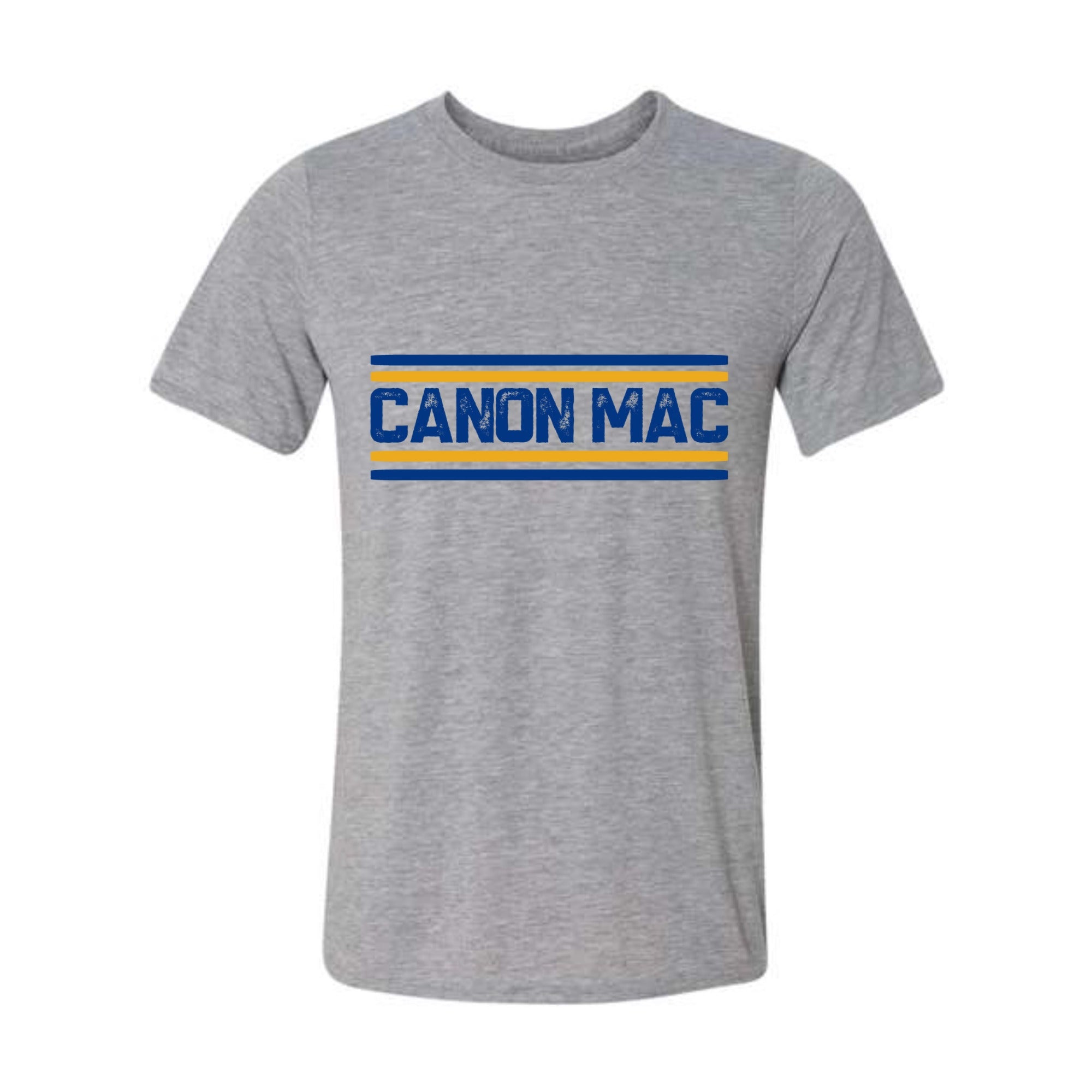 Canon Mac Blue Gold Lines Sublimation Youth Tee