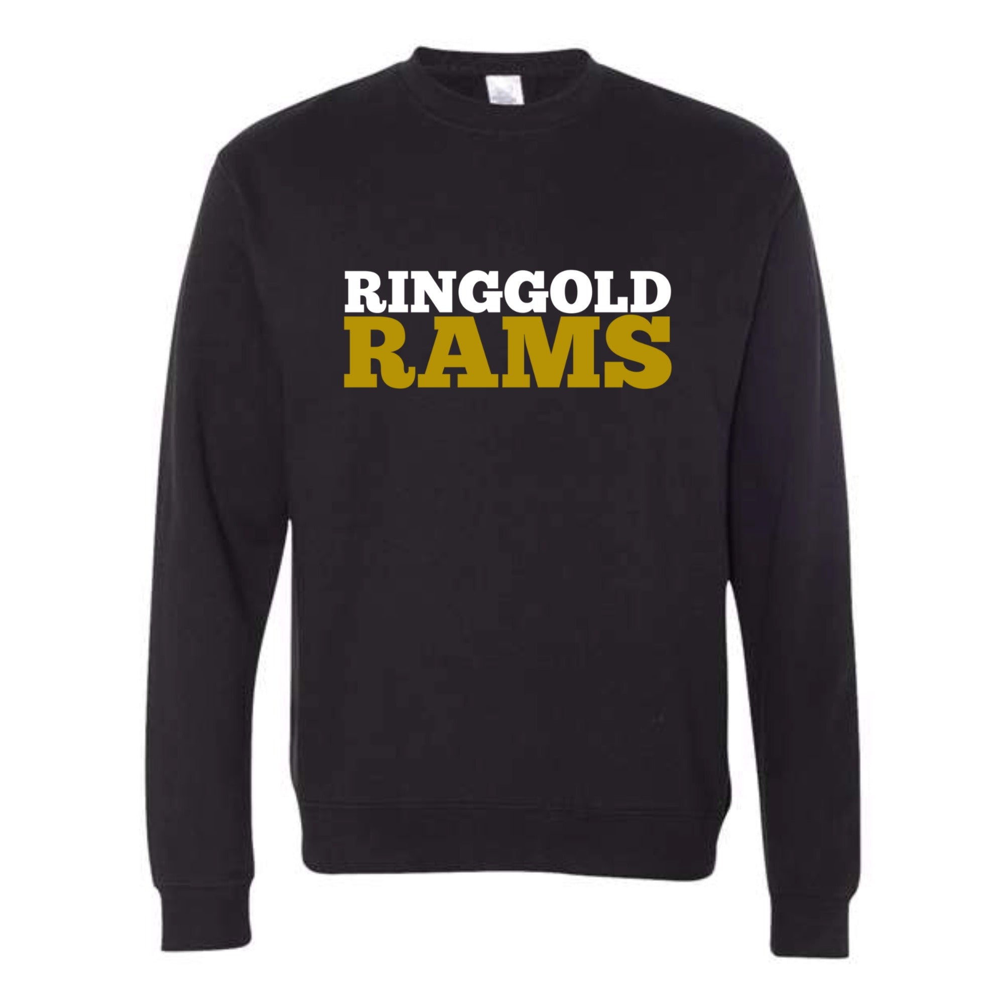 Ringgold Rams Block Midweight Crewneck Sweatshirt