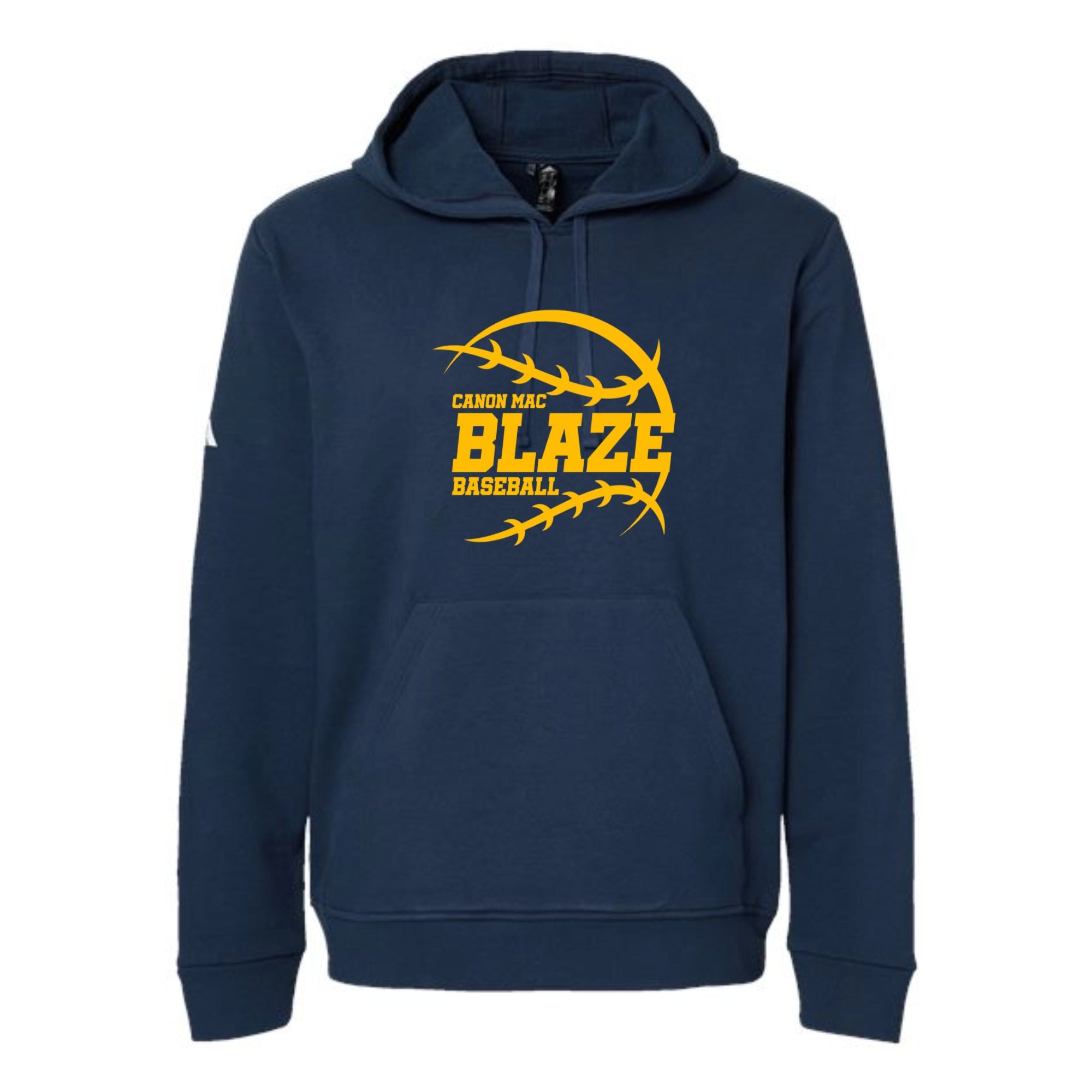 Canon Mac Blaze Baseball Fleece Hooded Unisex Sweatshirt