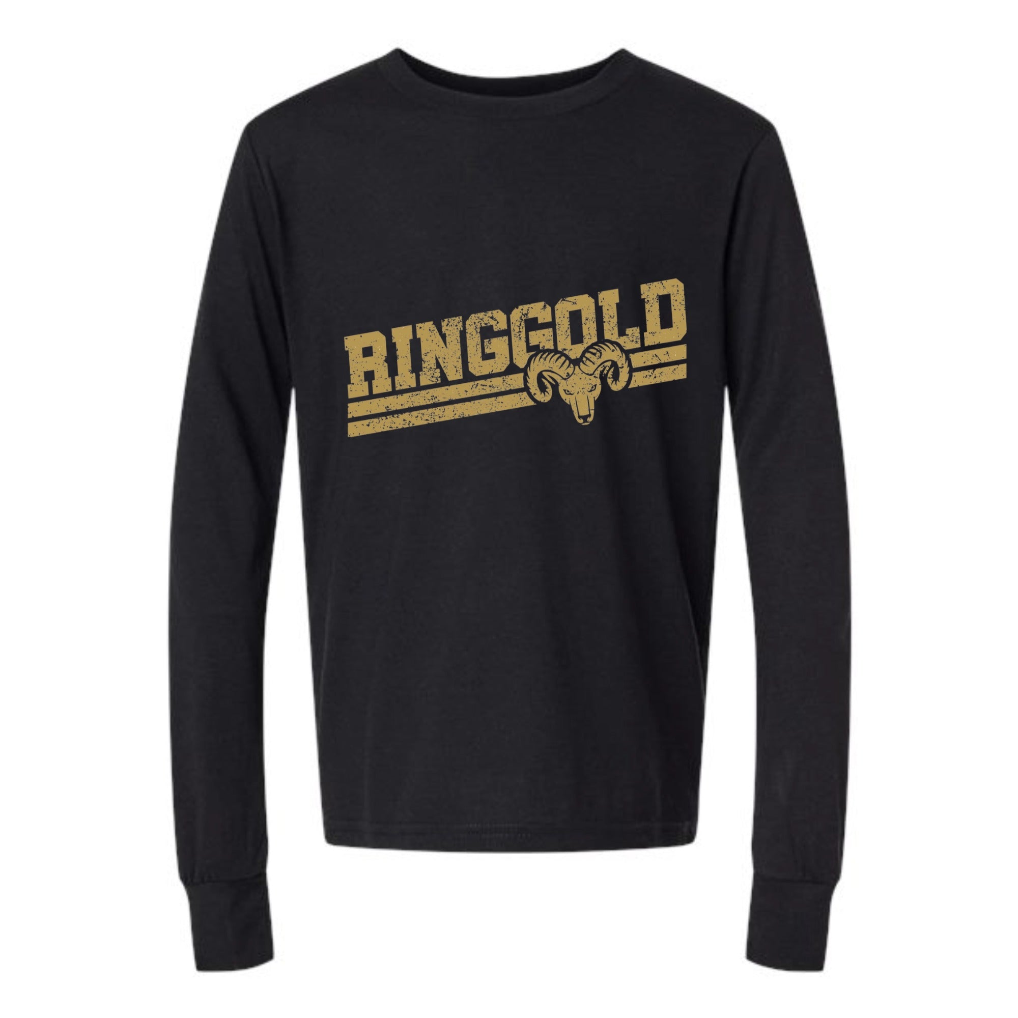 Ringgold Slant Youth Long Sleeved Tri-blend Tee