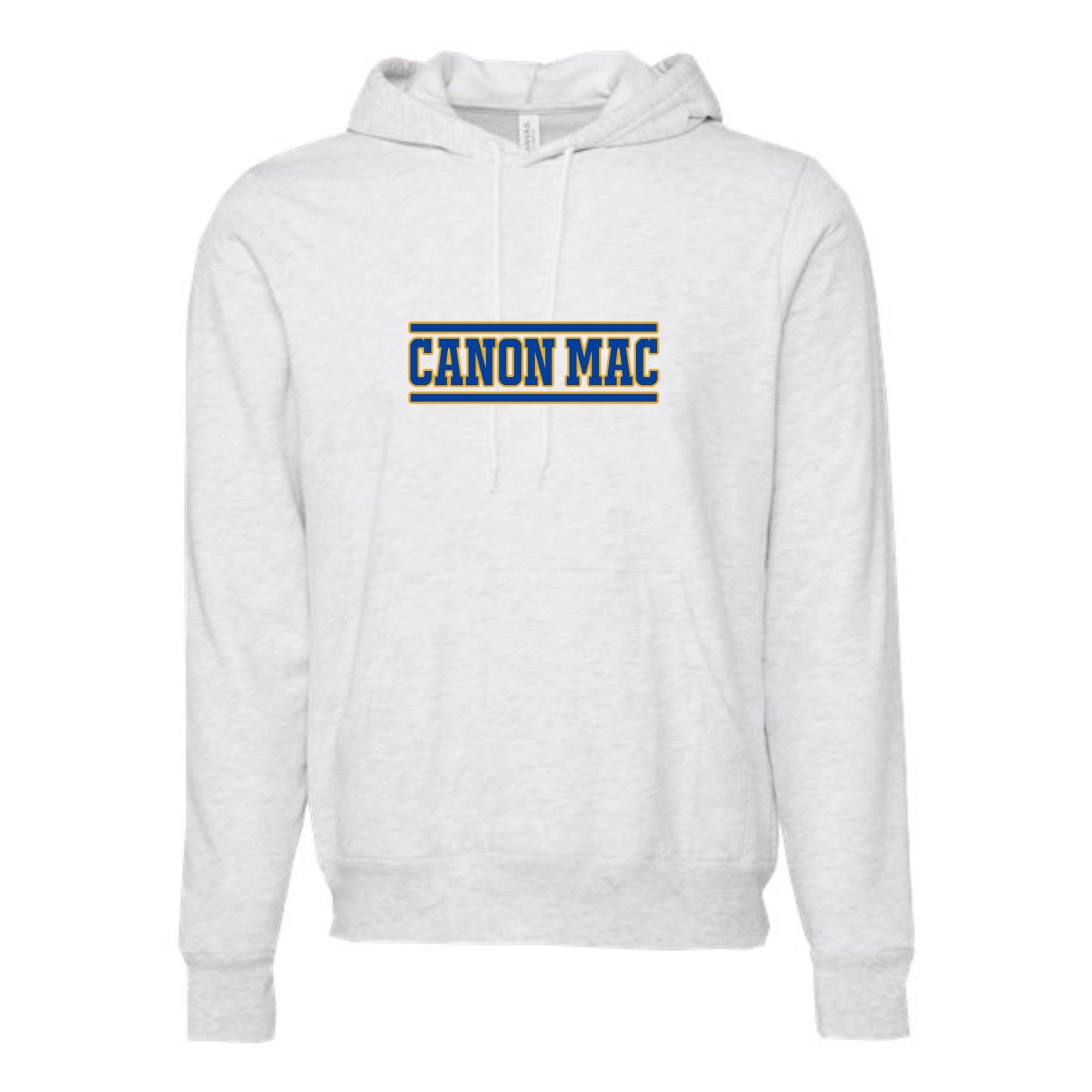 Canon Mac Blue Gold Stripe Unisex Fleece Hoodie