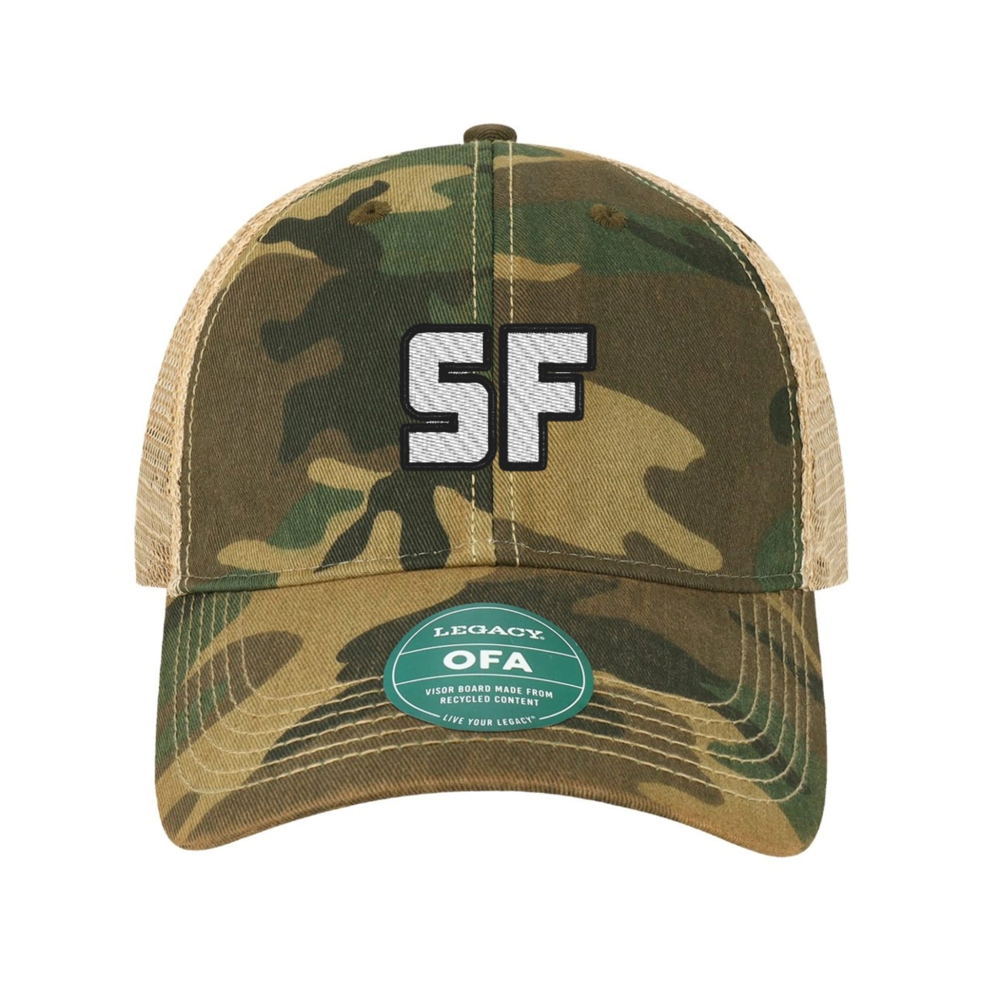 South Fayette SF White Old Favorite Trucker Hat