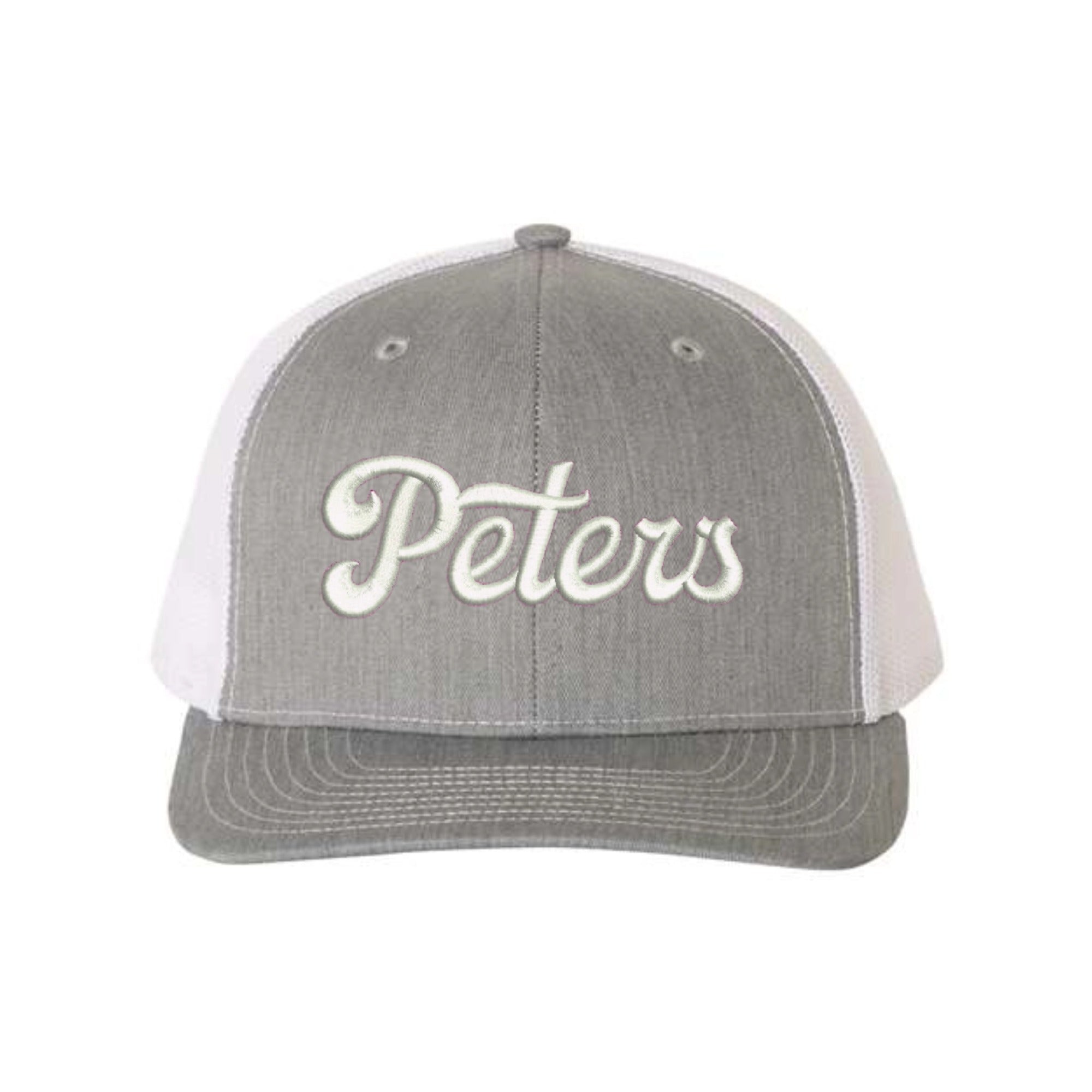 Peters White Script Hat