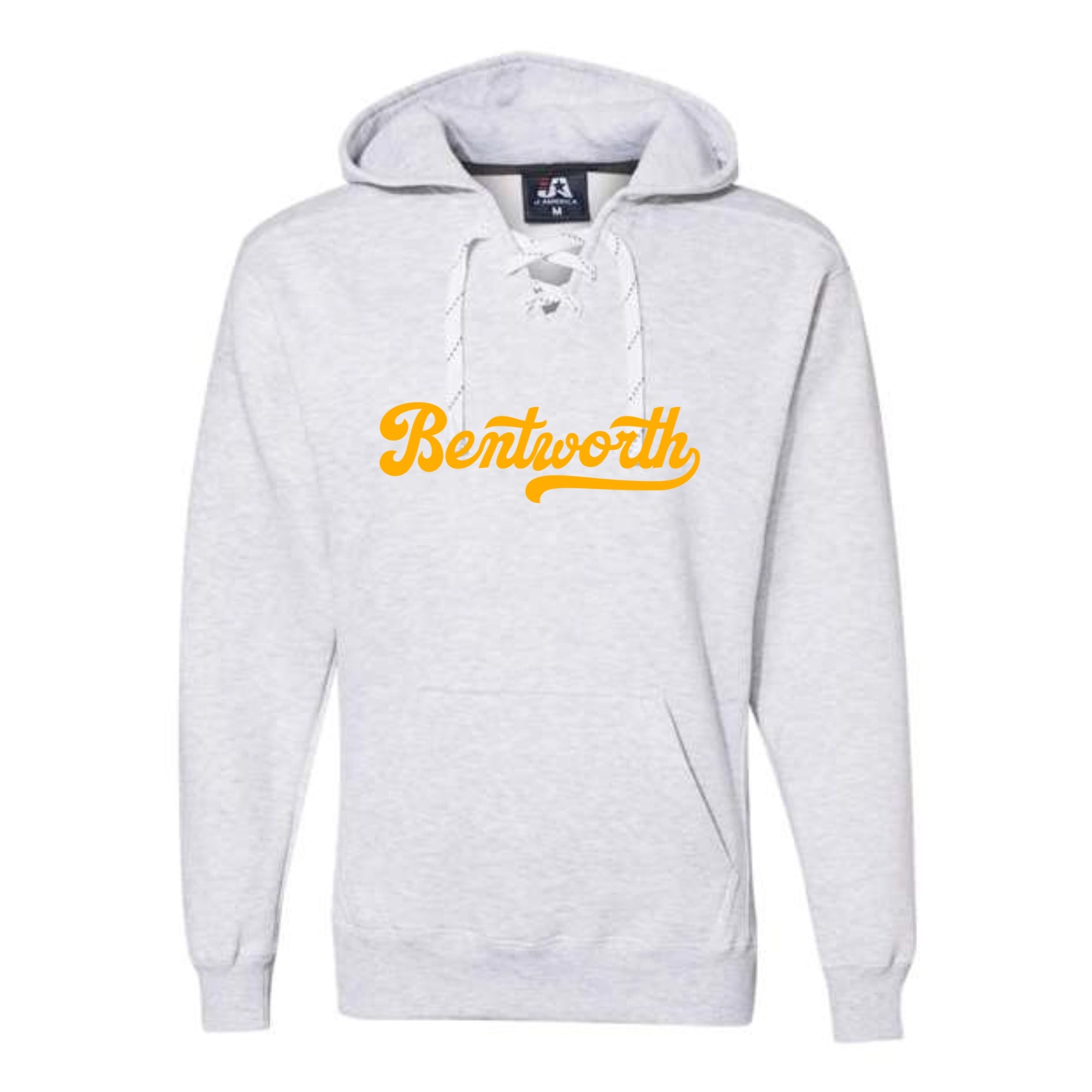 Bentworth Script Lace Up Hoodie