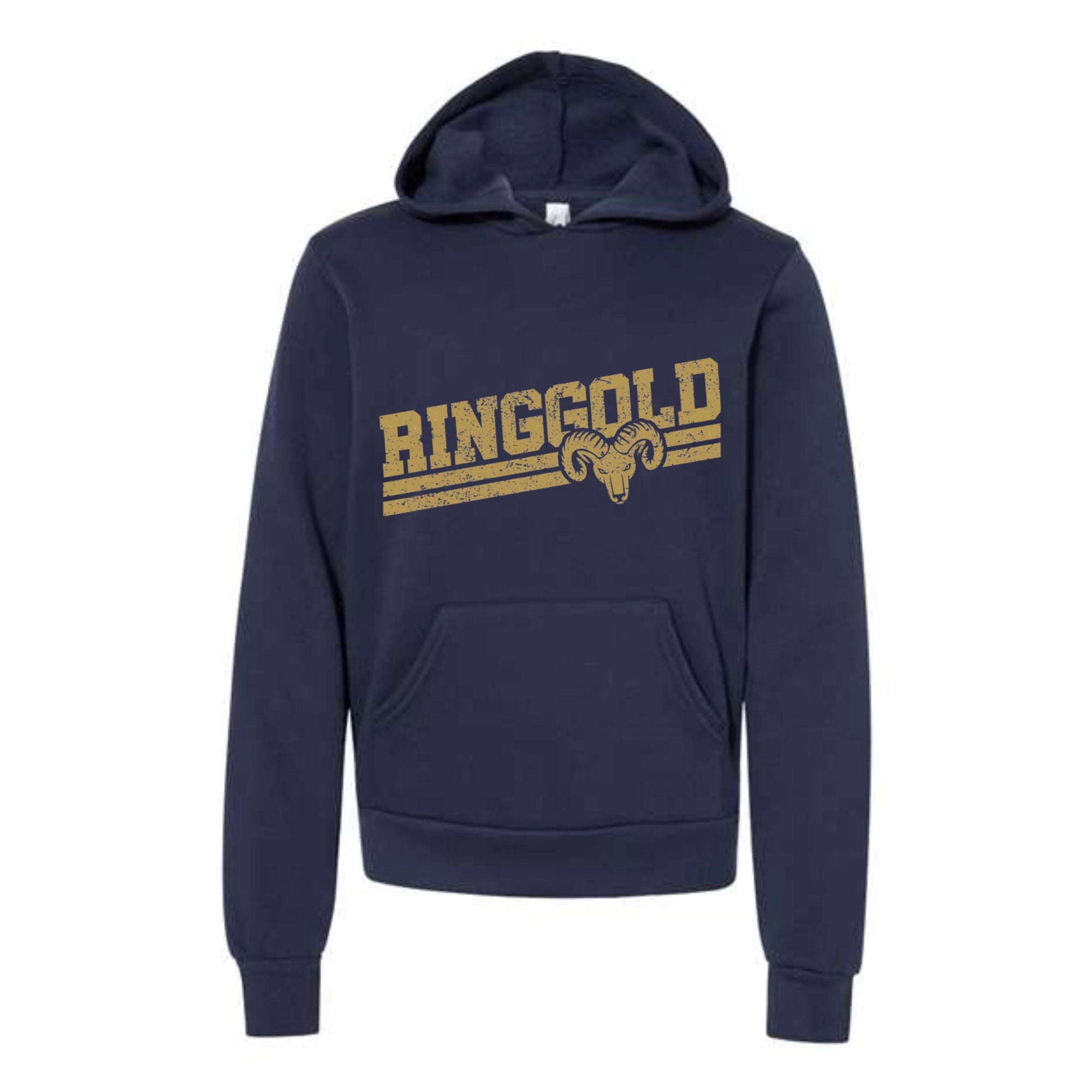 Ringgold Slant Youth Fleece Hooded Sweatshirt