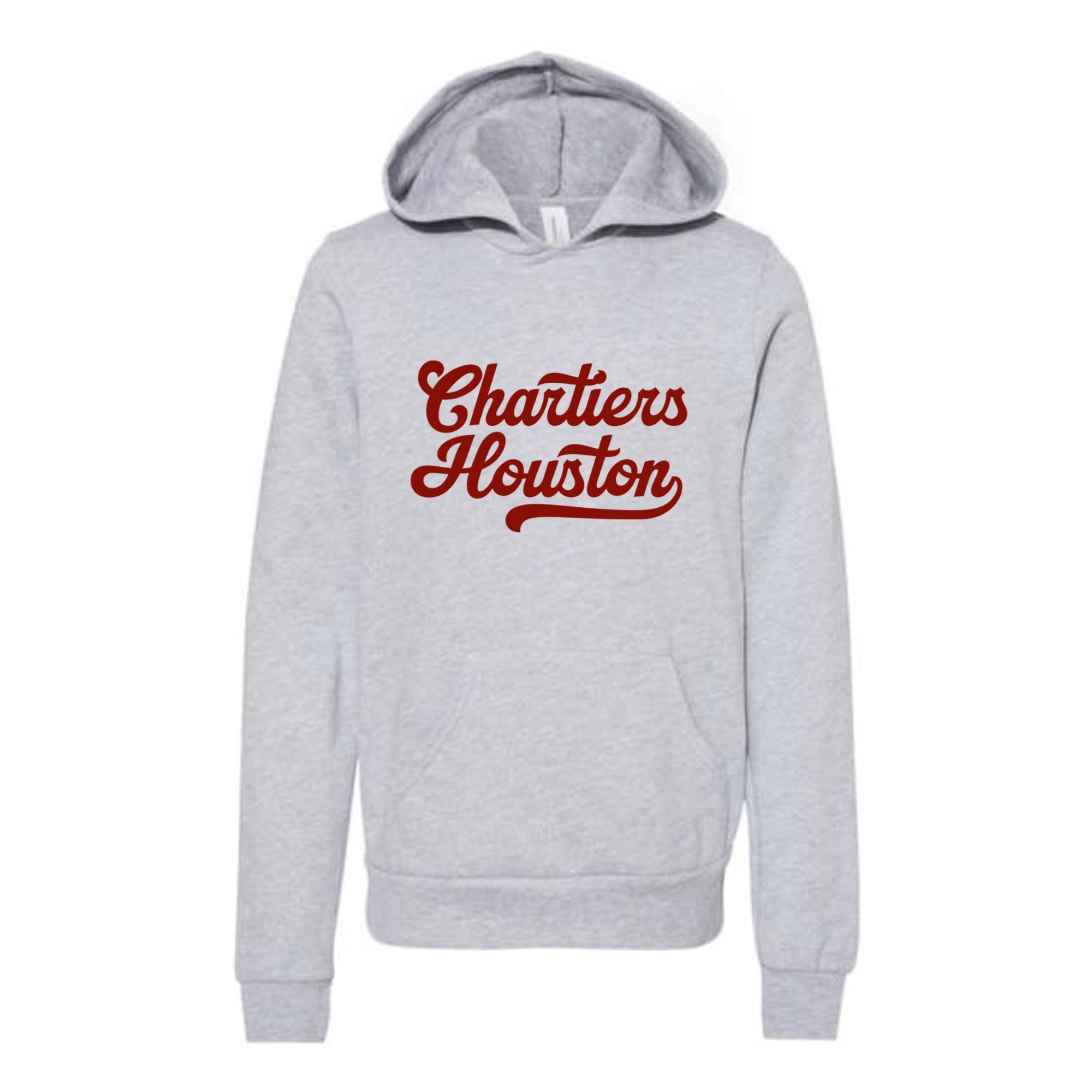 Chartiers Houston Script Youth Fleece Hooded Sweatshirt