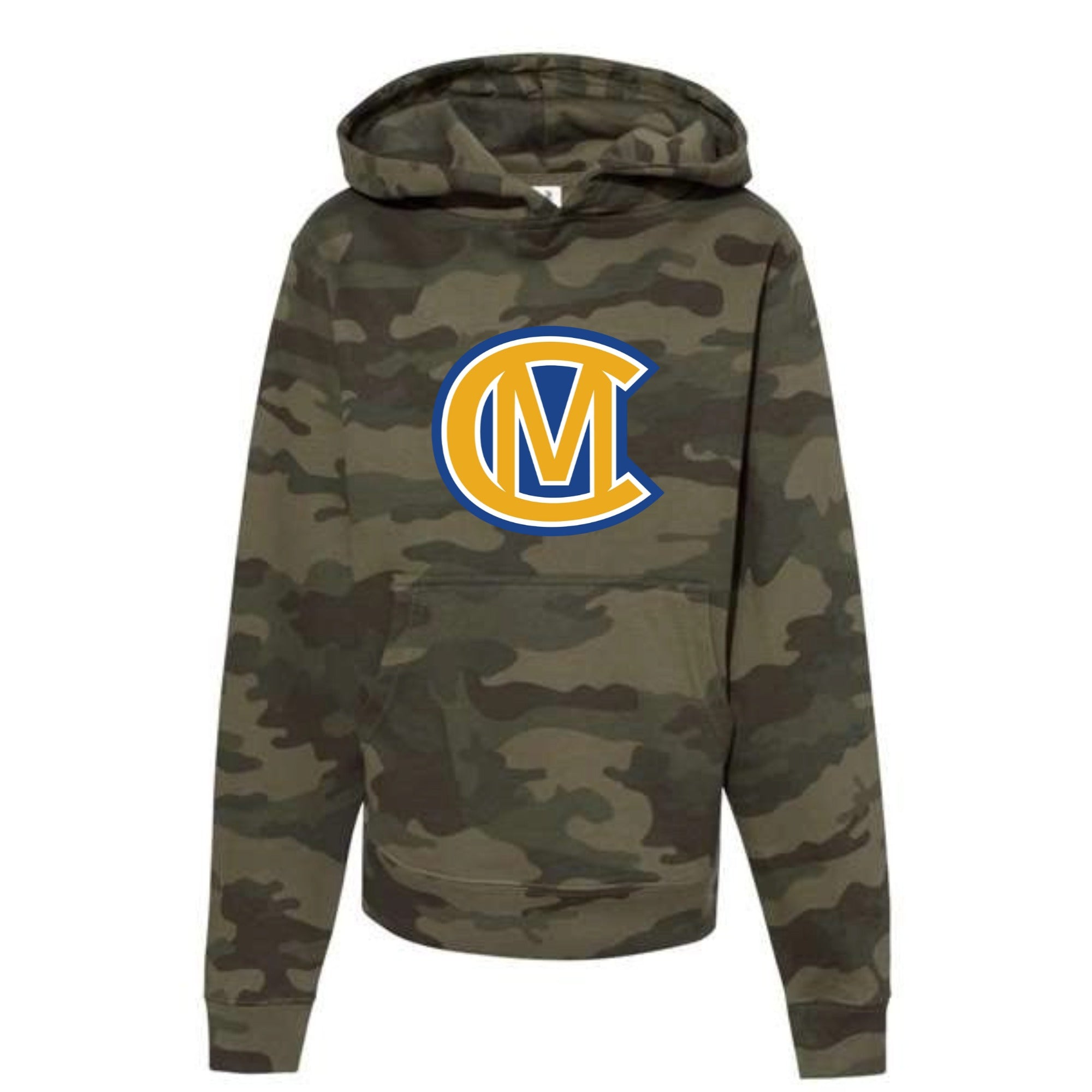 Canon Mac CM Logo Youth Camo Hooded Sweatshirt