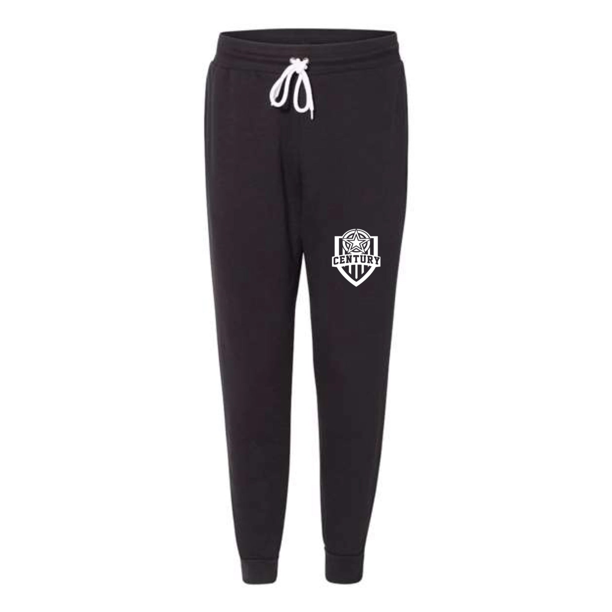 Century Soccer Logo Unisex Fleece Joggers Pocket Size