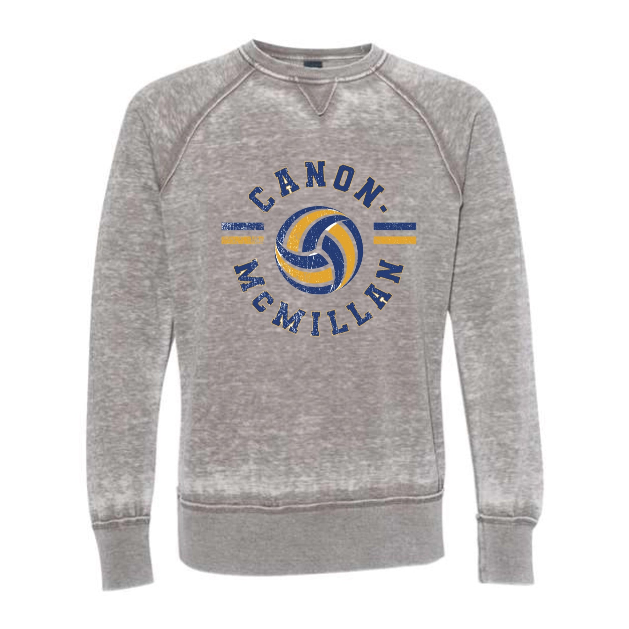 Canon Mac Volleyball Circle Vintage Zen Crewneck Sweatshirt