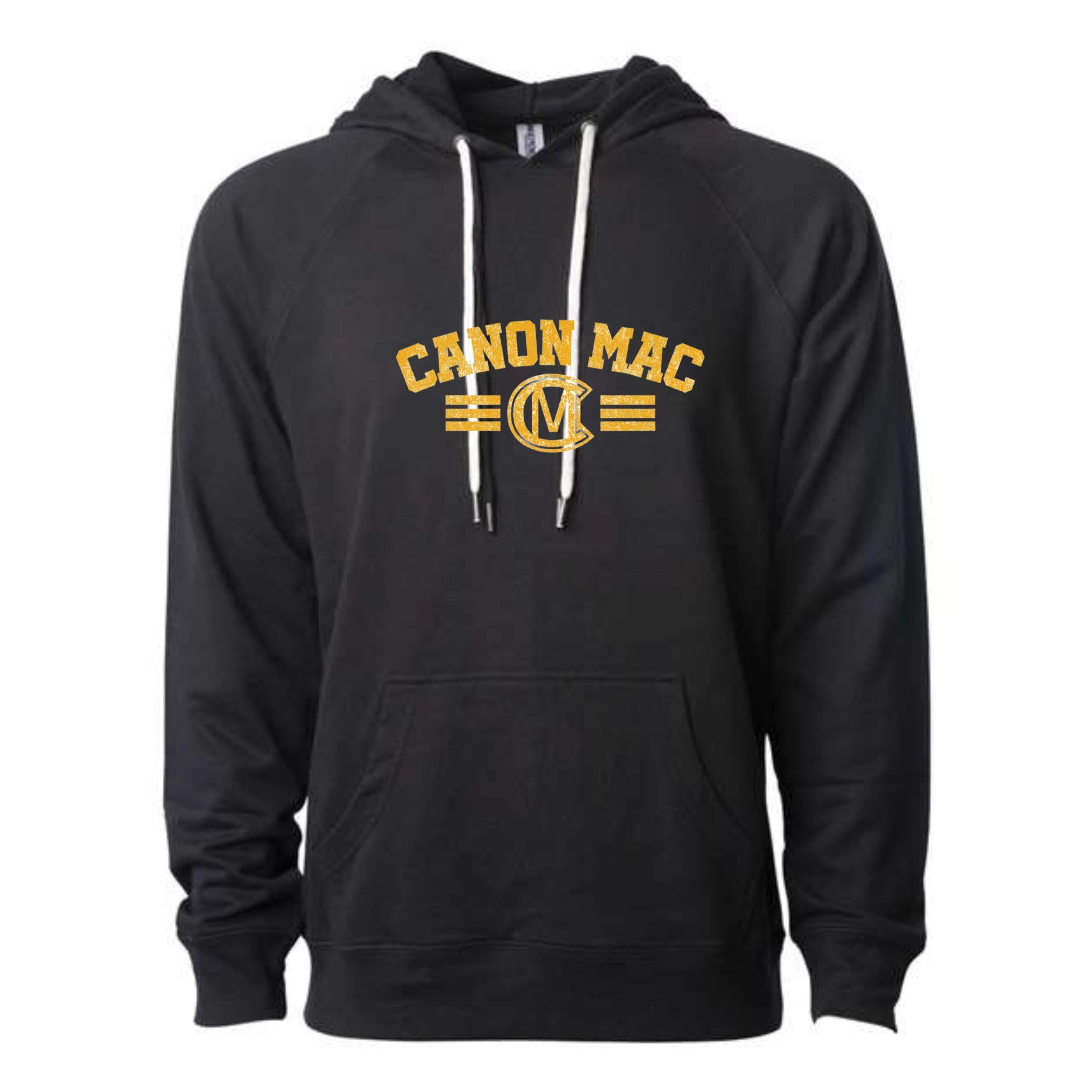 Canon Mac Bold Gold Lightweight Loopback Terry Hooded Sweatshirt