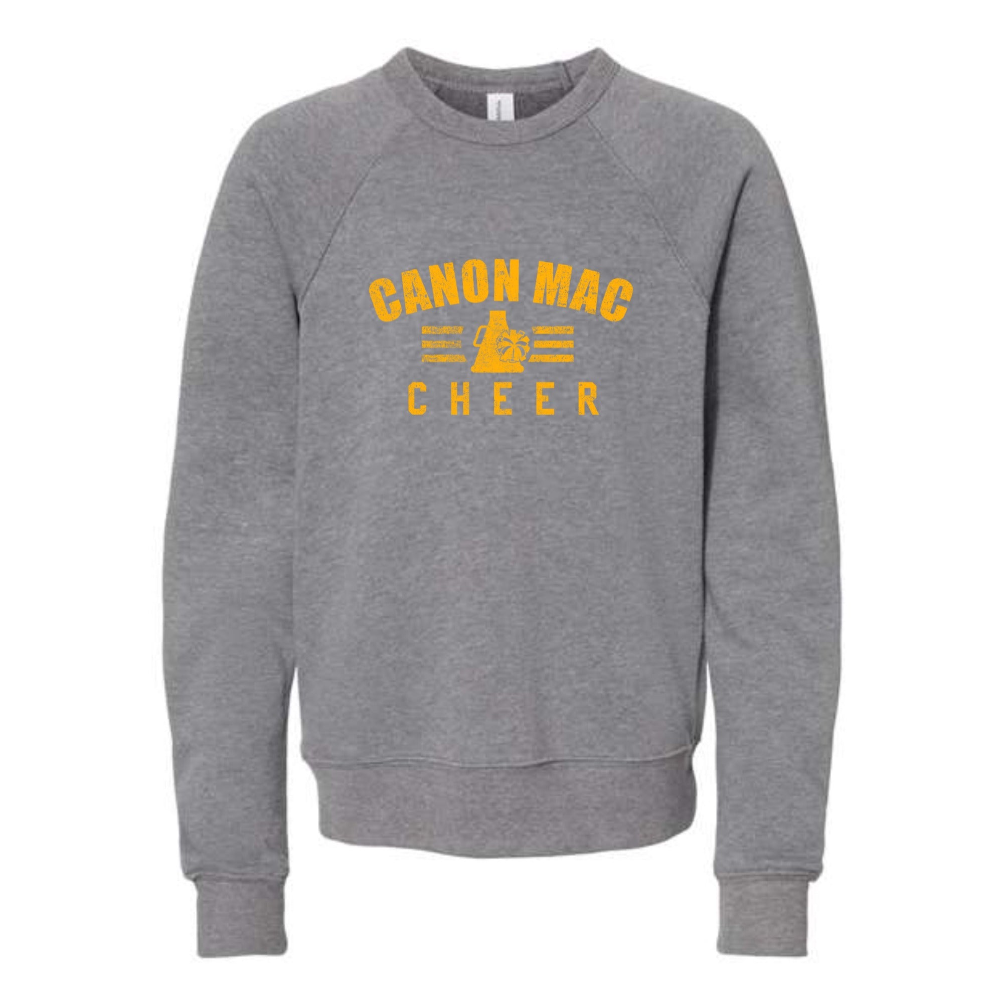 Canon Mac Cheer Bold Youth Fleece Crewneck Sweatshirt