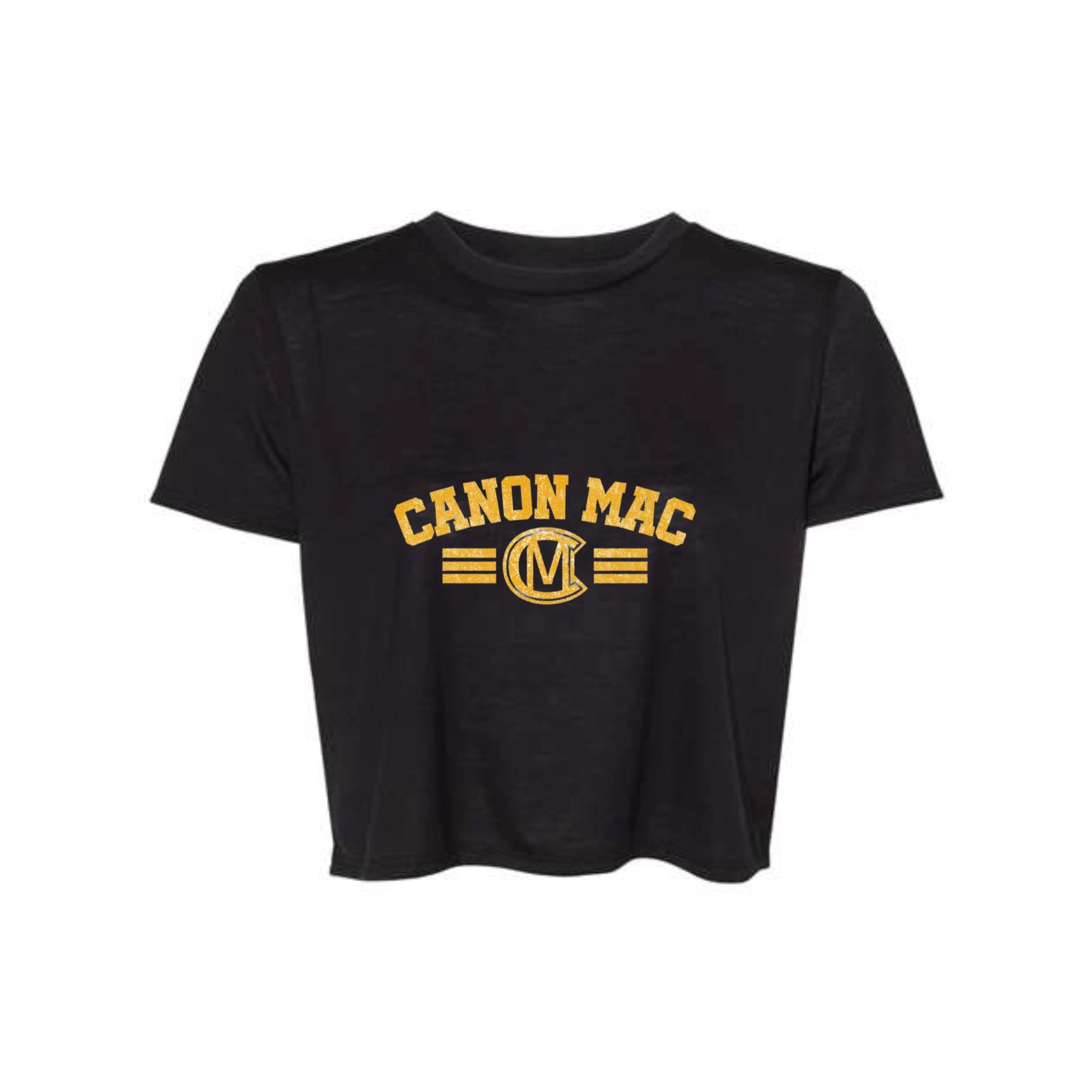 Canon Mac Bold Gold Women's Cropped Tee