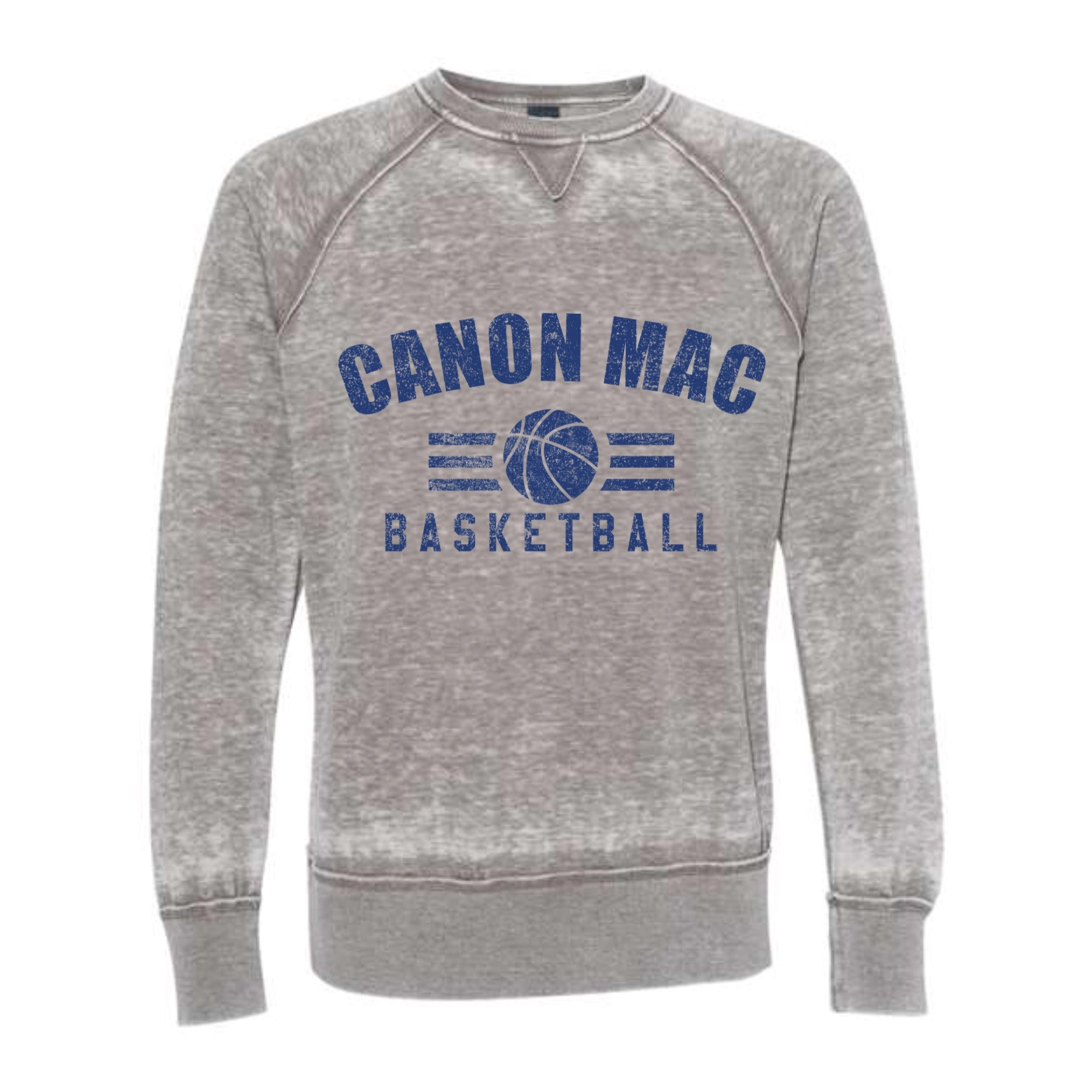 Canon Mac Basketball Bold Vintage Zen Crewneck Sweatshirt