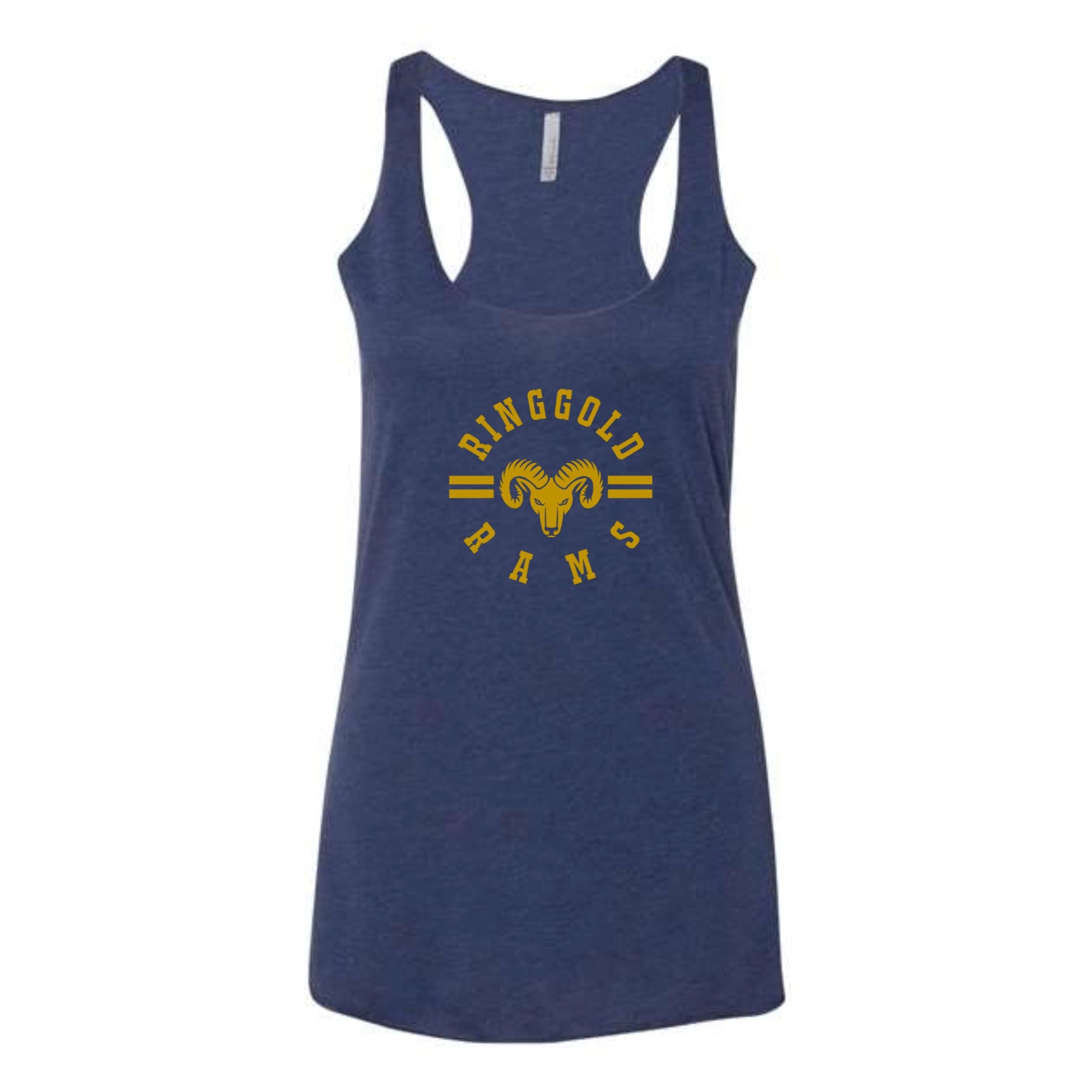 Ringgold Circle Women's Tri-blend Racerback Tank