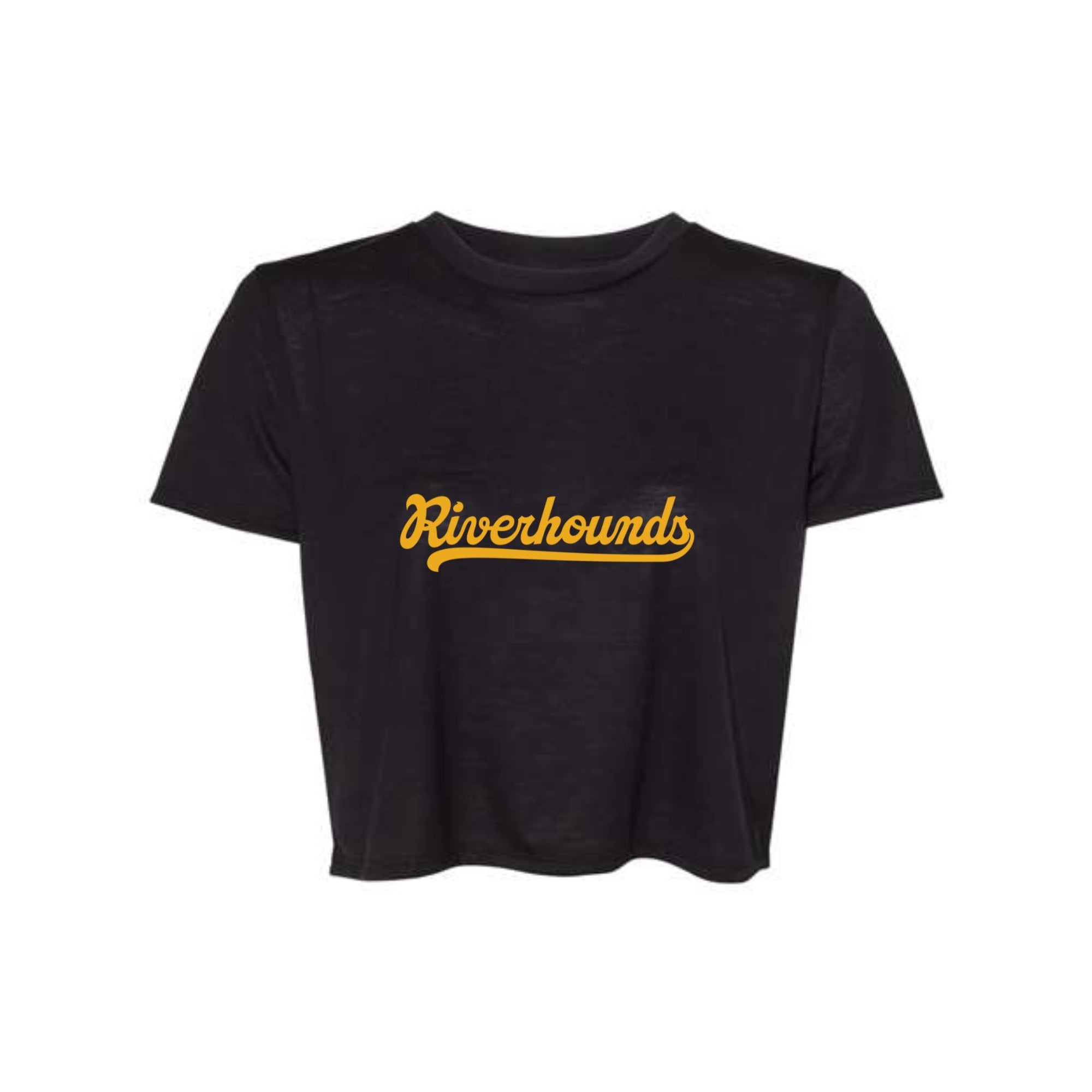 Riverhounds Script Women's Cropped Tee