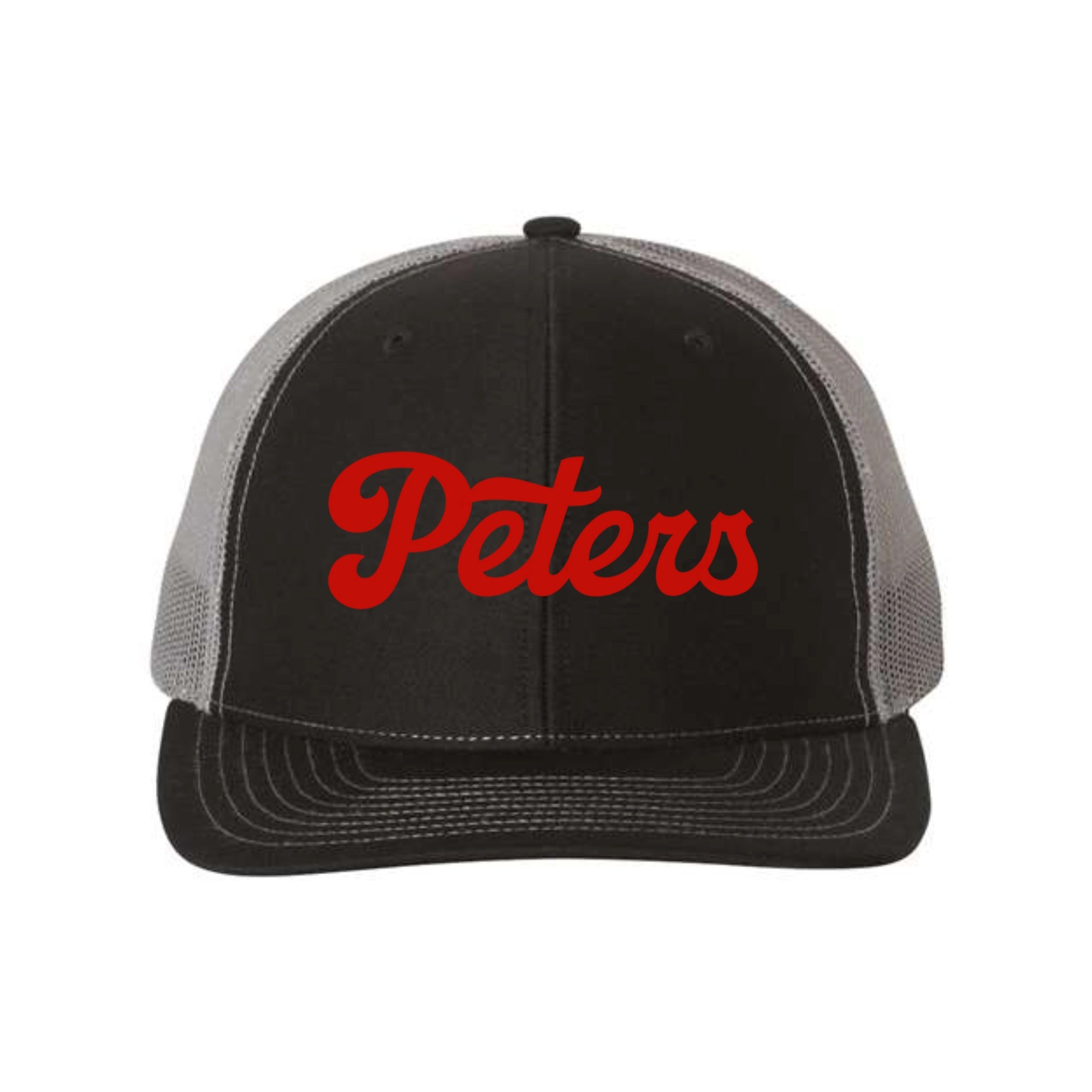 Peters Red Script Hat