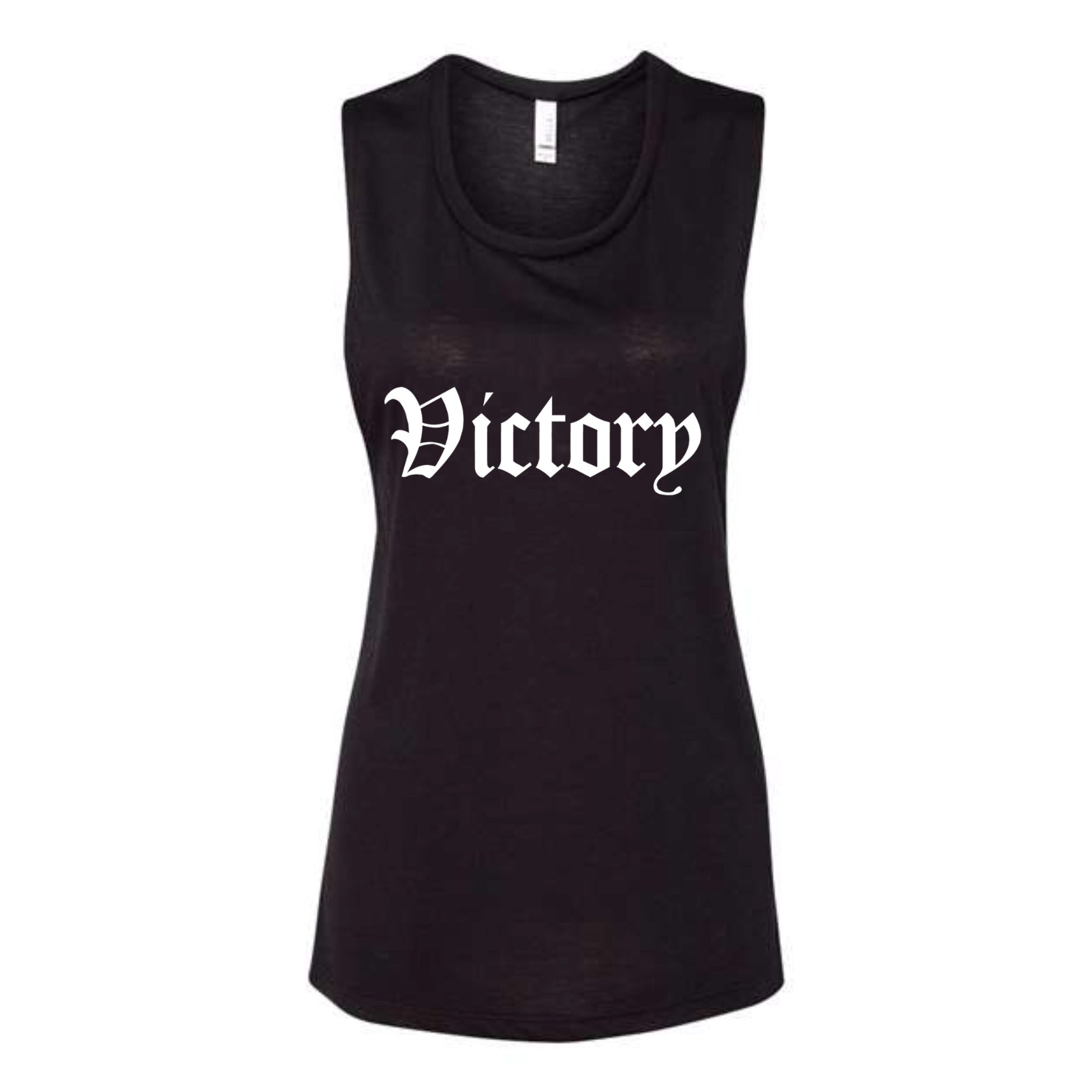 Victory Soccer Vintage White Women's Flowy Muscle Tank