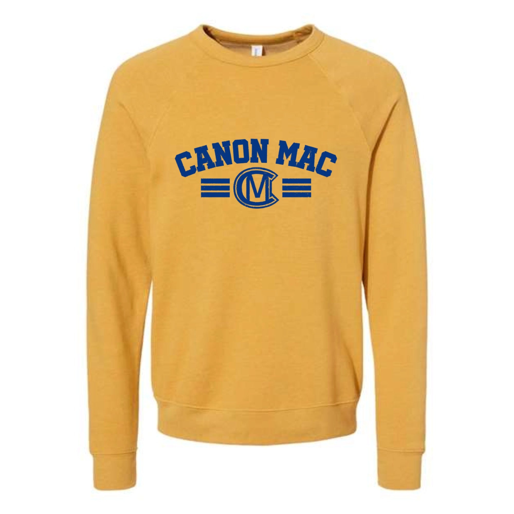 Canon Mac Bold Royal Unisex Fleece Crewneck Sweatshirt