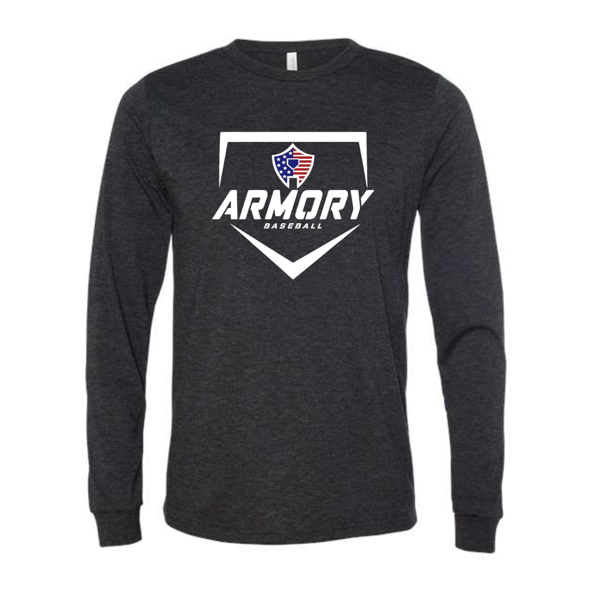 Armory Baseball Patriotic Long Sleeved Tri-blend Unisex Tee