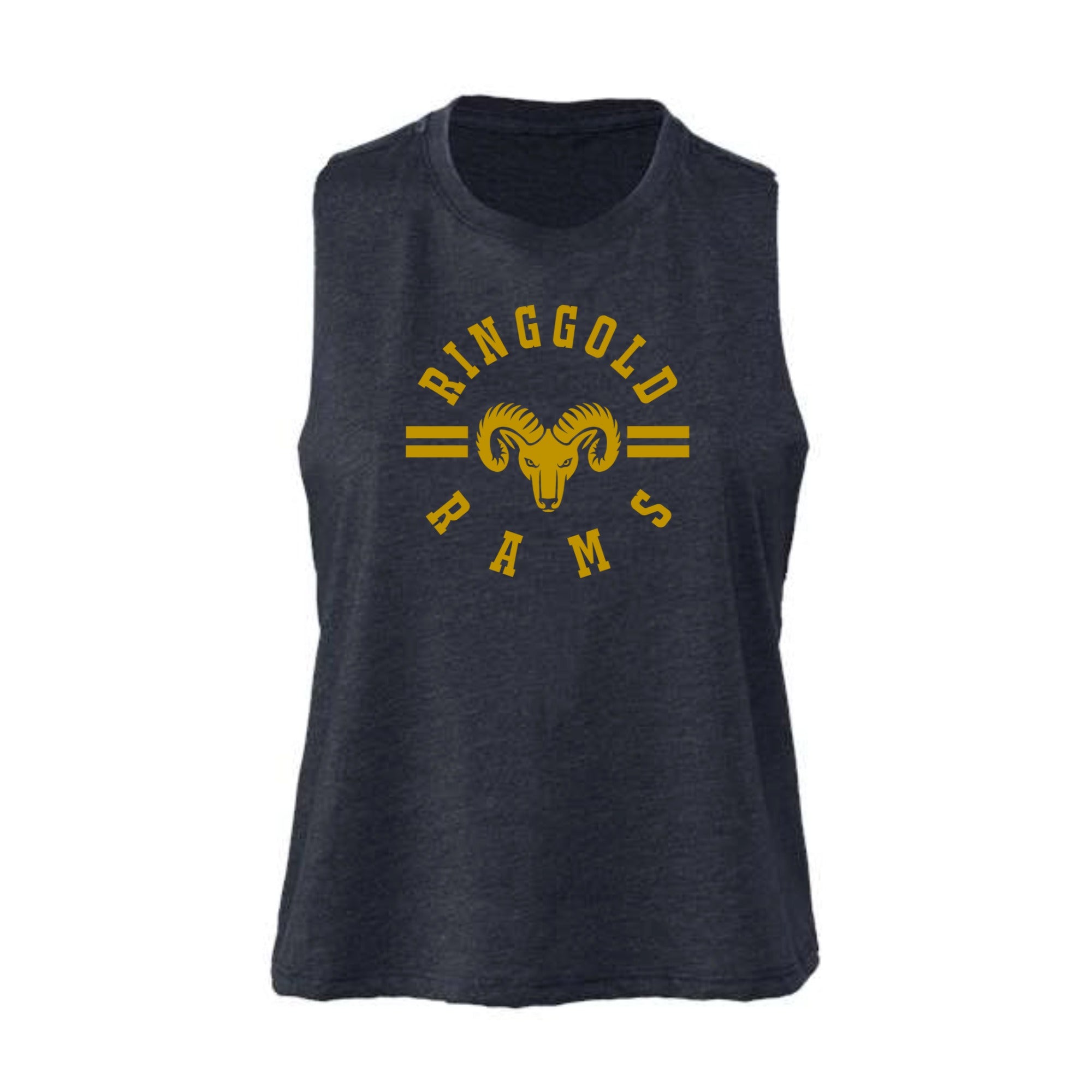 Ringgold Circle Women's Cropped Racerback Tank