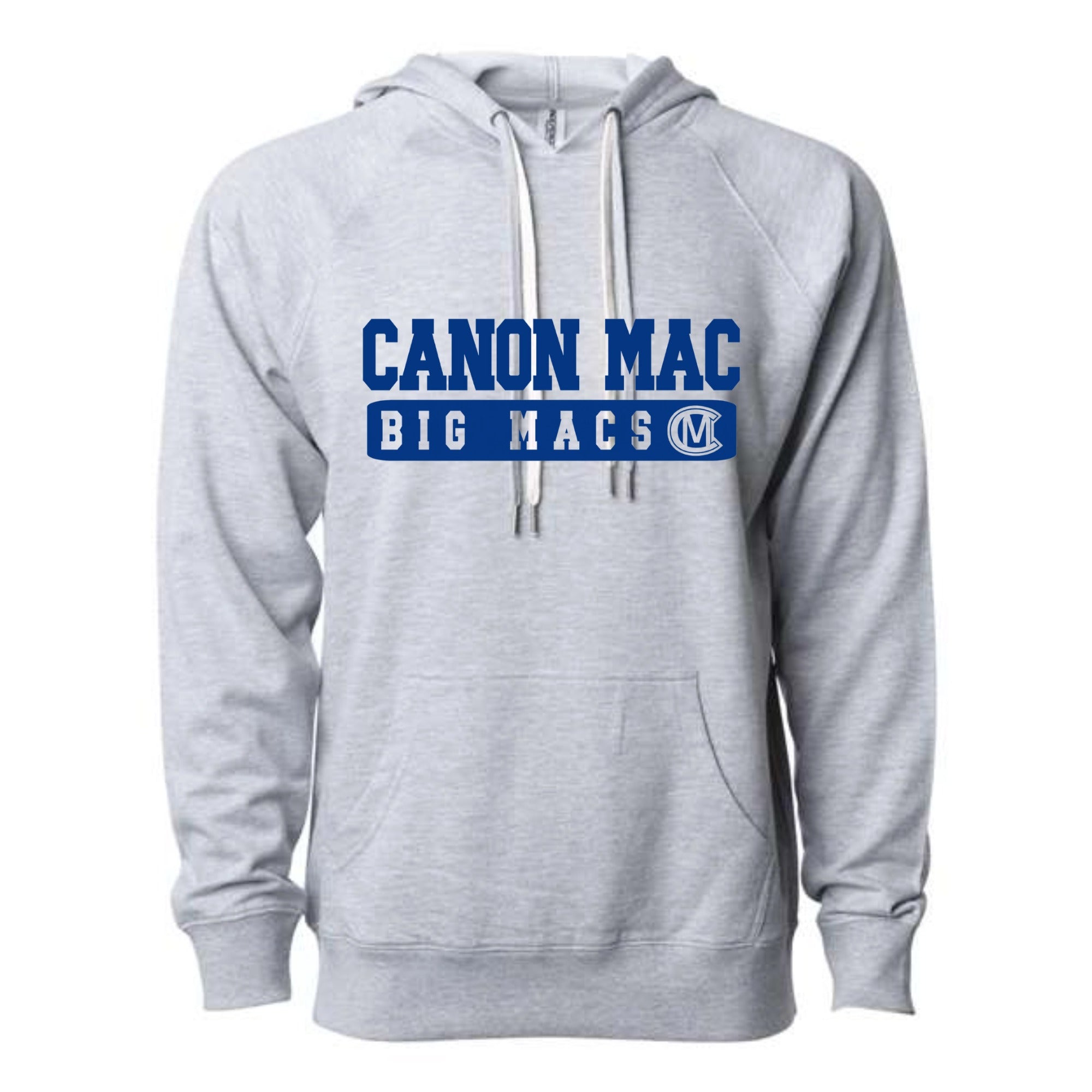 Canon Mac Big Macs Block Lightweight Loopback Terry Hooded Sweatshirt