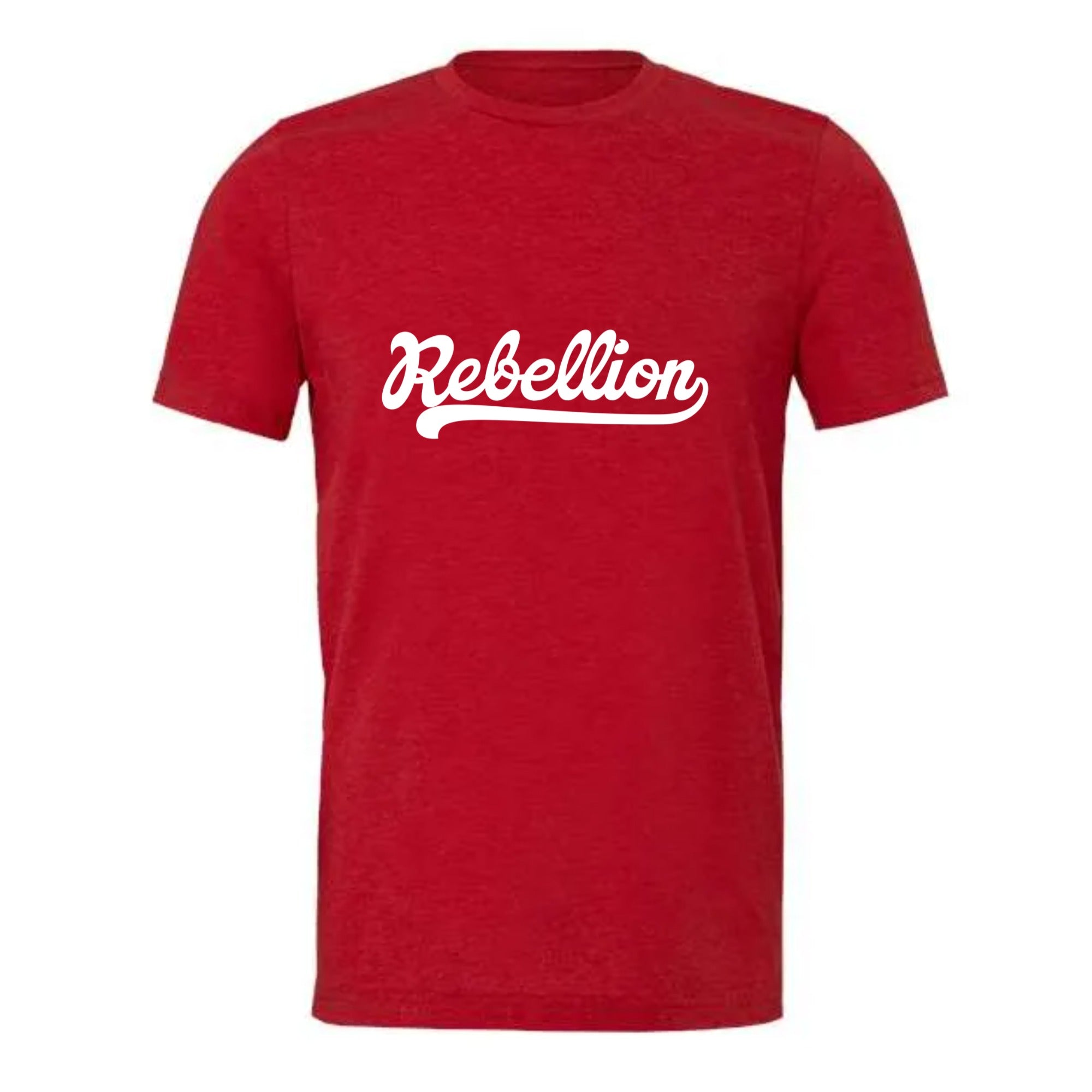 Rebellion Script Tri-blend Unisex Tee