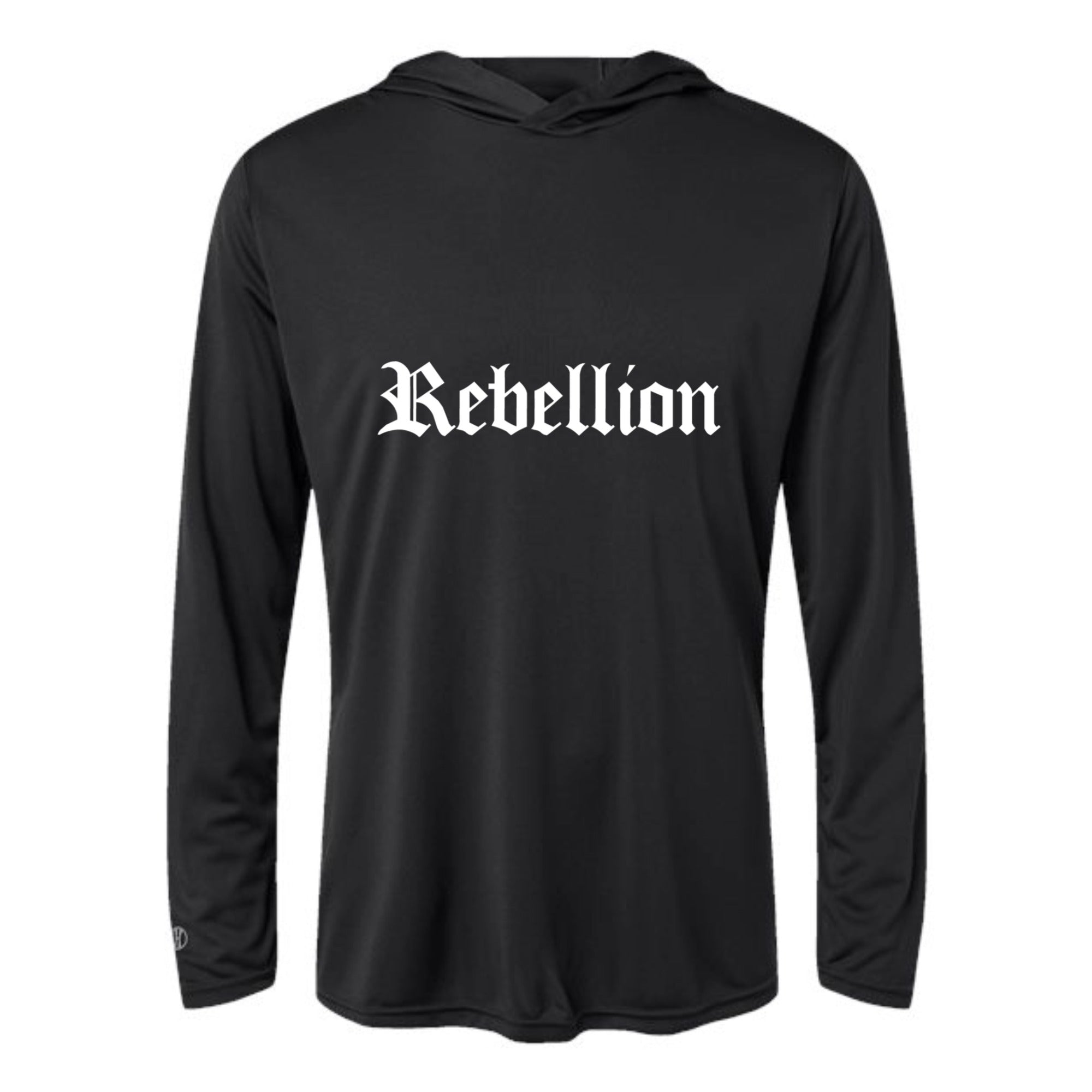 Rebellion Vintage Unisex Hooded Long Sleeved Performance Tee