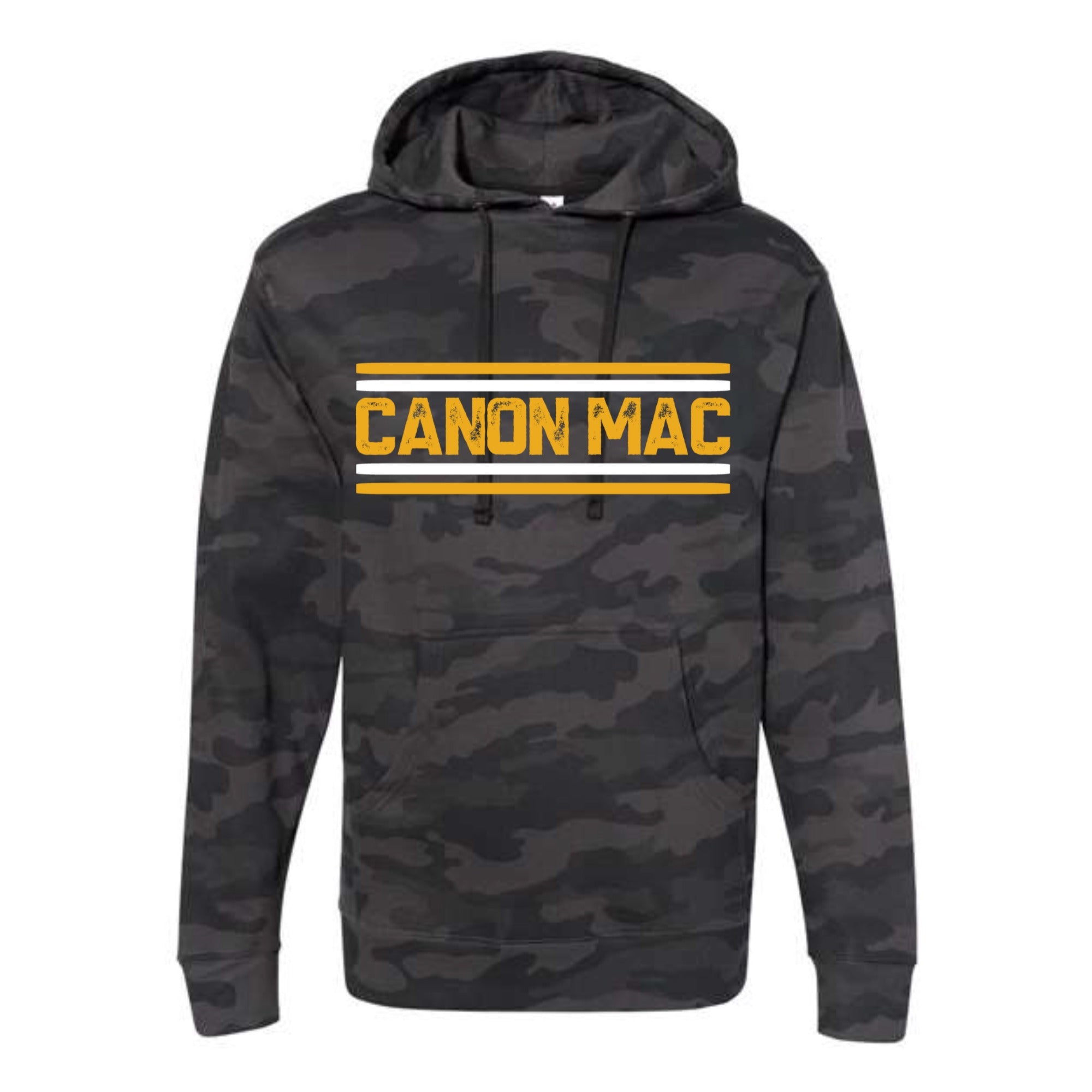 Canon Mac Stripe Gold and White Camo Hooded Sweatshirt