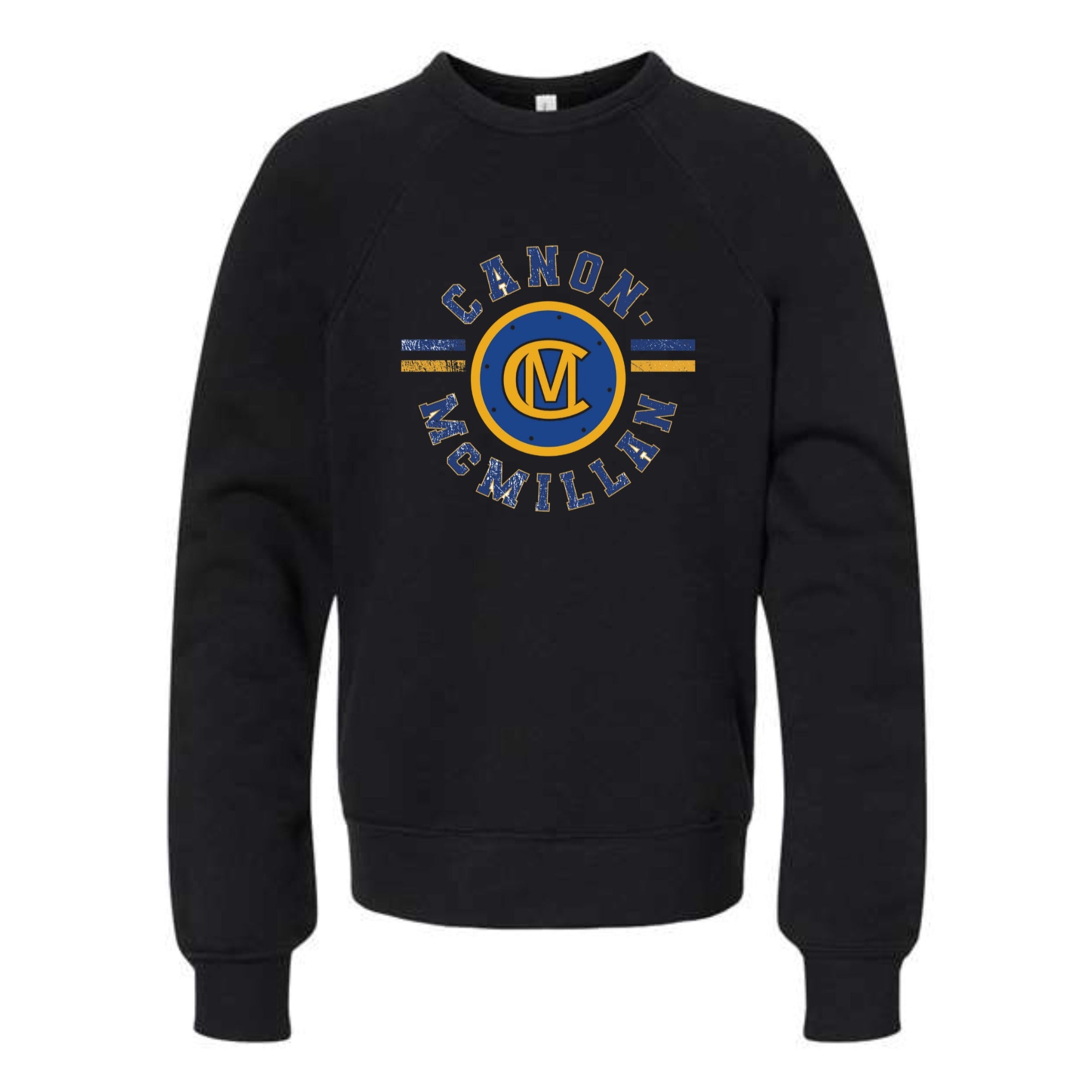 Canon Mac Circle Logo Youth Fleece Crewneck Sweatshirt