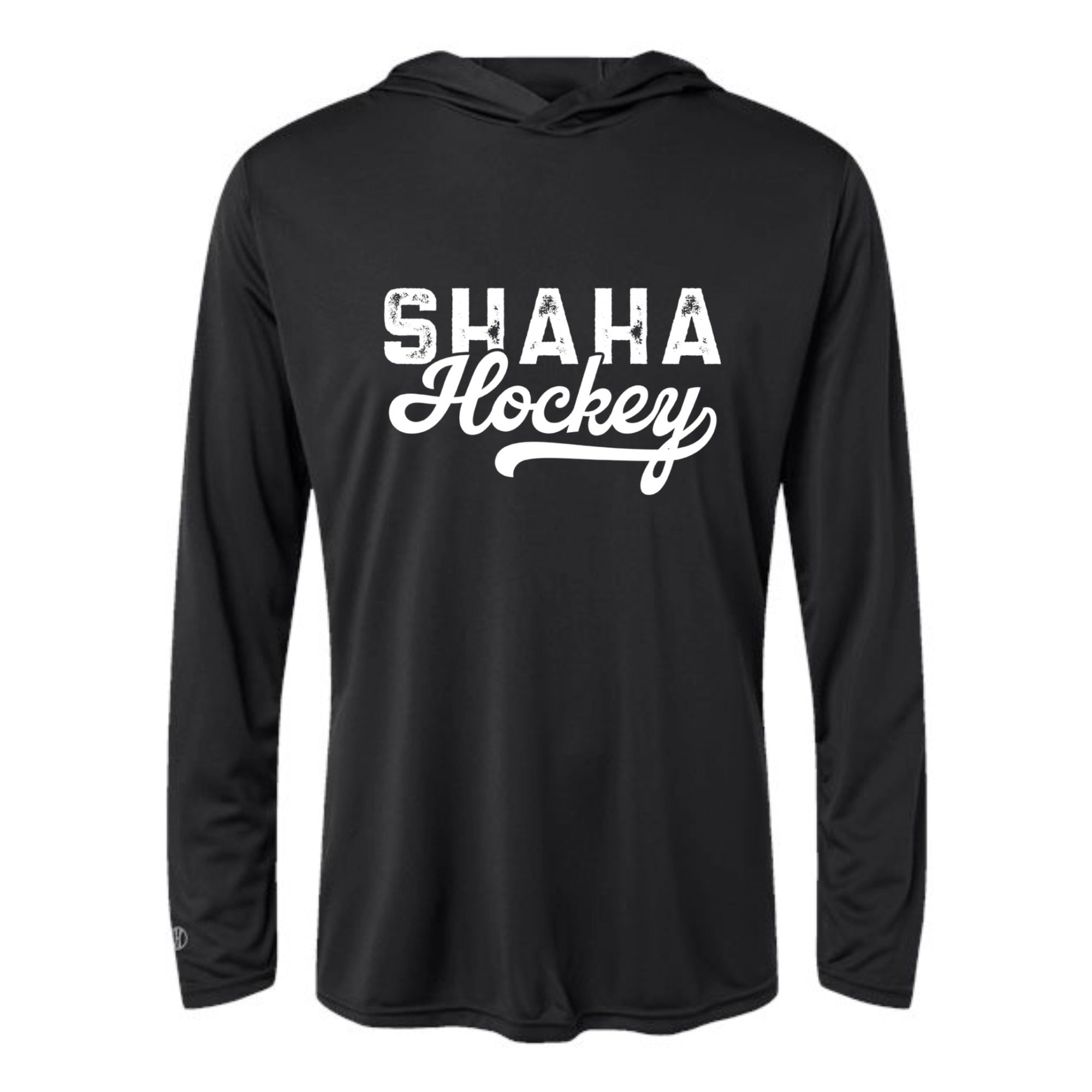 SHAHA Whimsical Unisex Hooded Long Sleeved Performance Tee