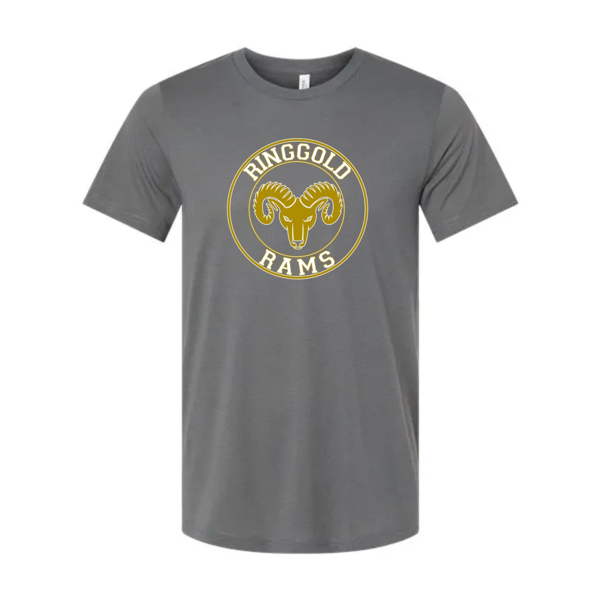 Ringgold Rams Circle Tri-blend Unisex Tee