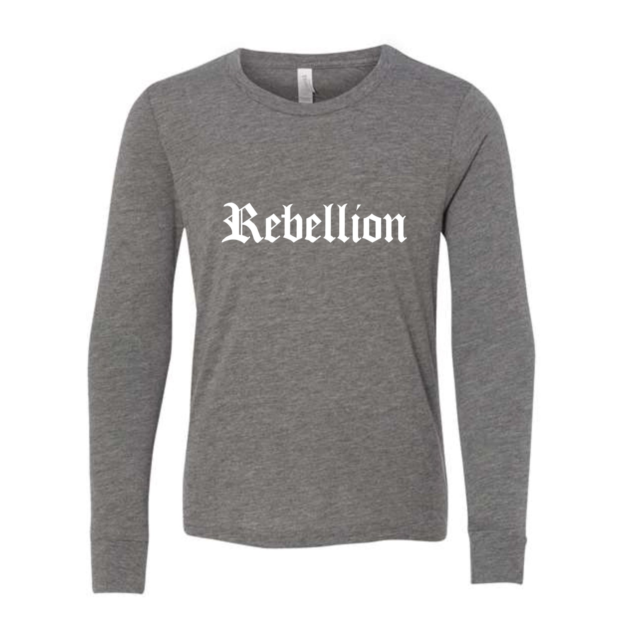 Rebellion Vintage Youth Long Sleeved Tri-blend Tee