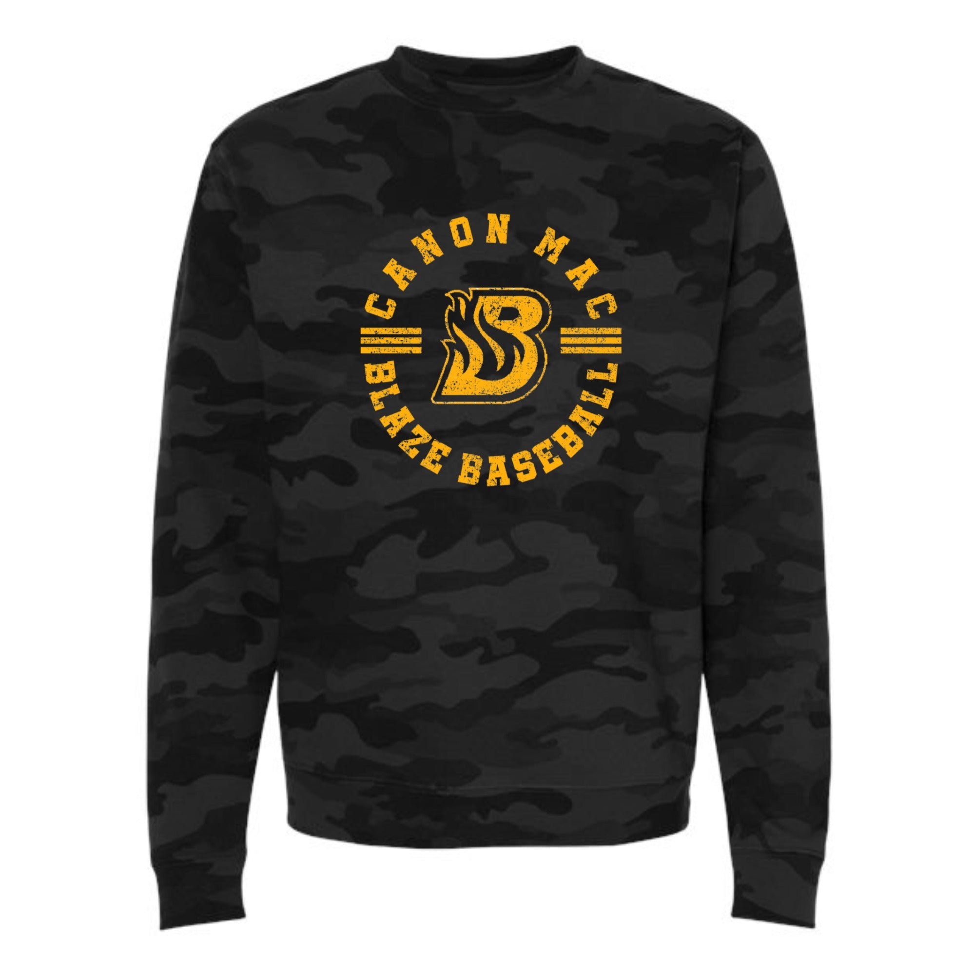 Canon Mac Blaze Circle Camo Crewneck Sweatshirt