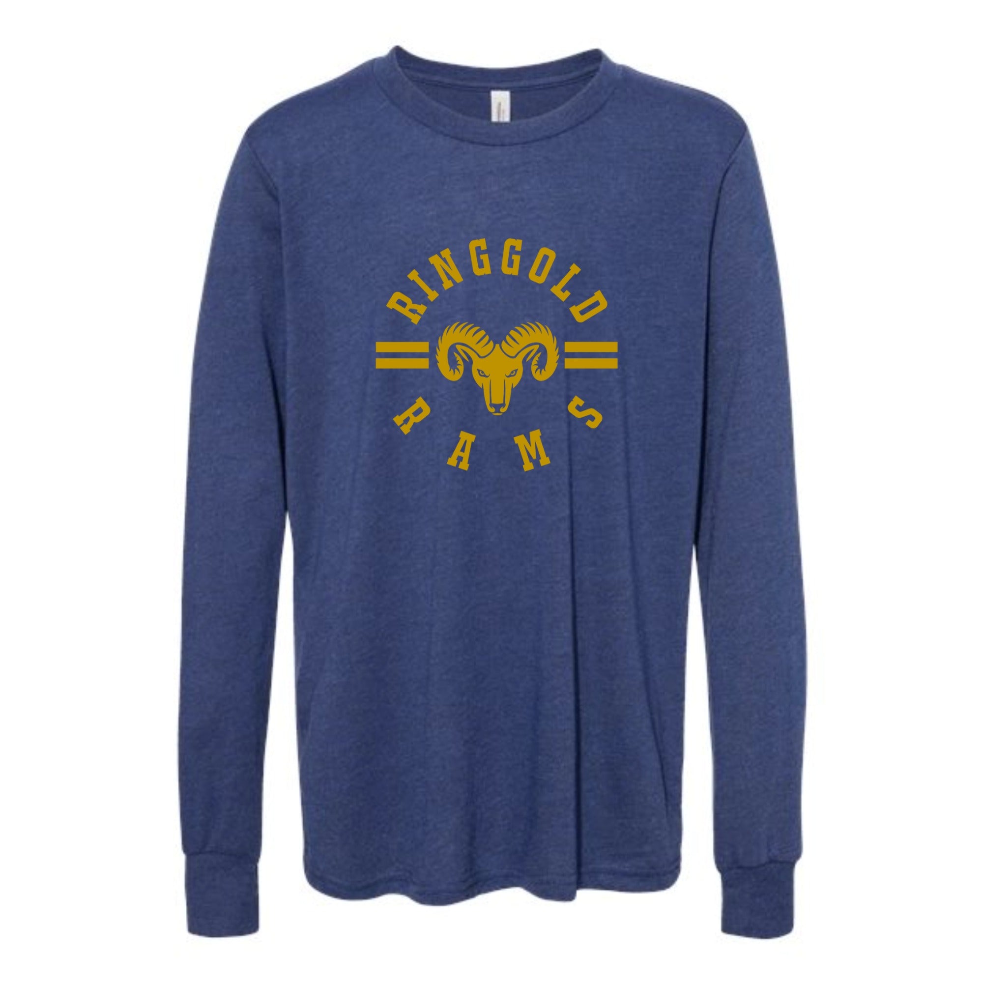 Ringgold Circle Youth Long Sleeved Tri-blend Tee