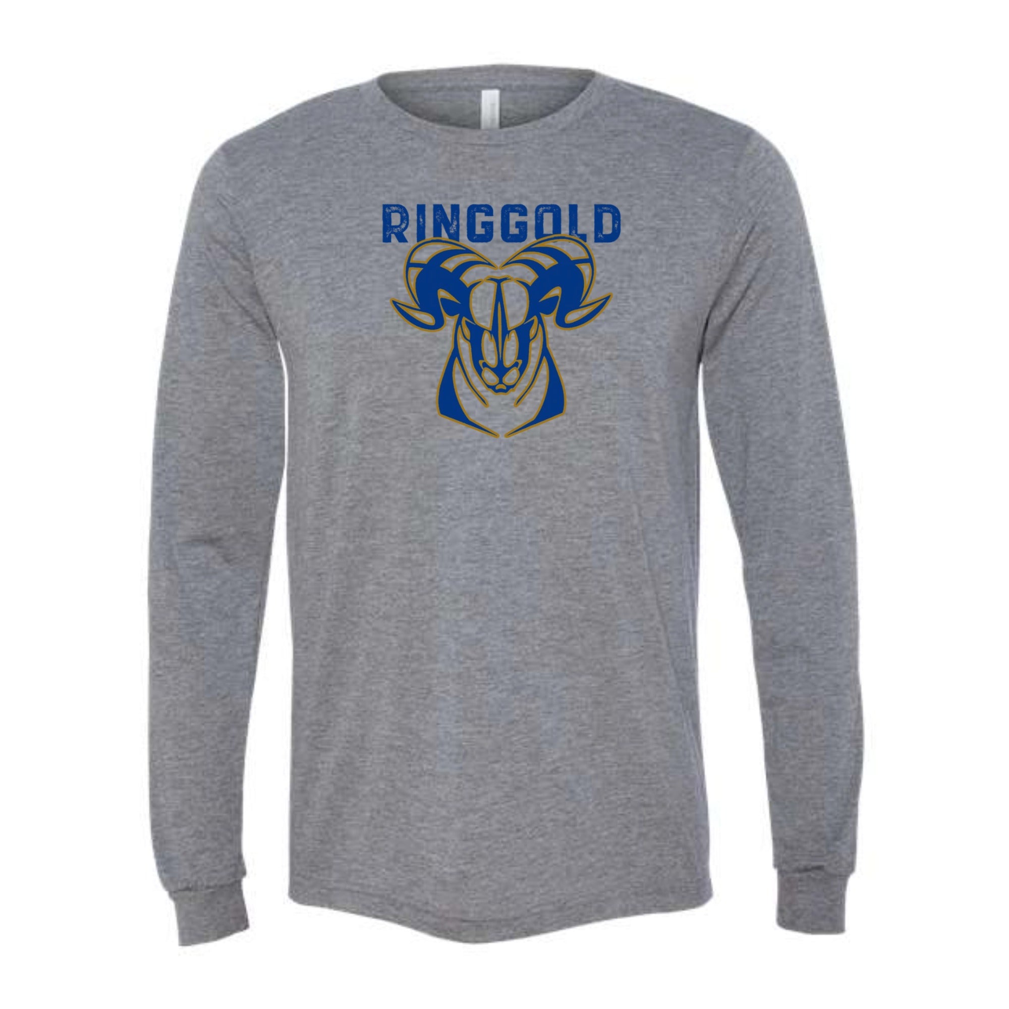 Ringgold Ram Long Sleeved Tri-blend Unisex Tee