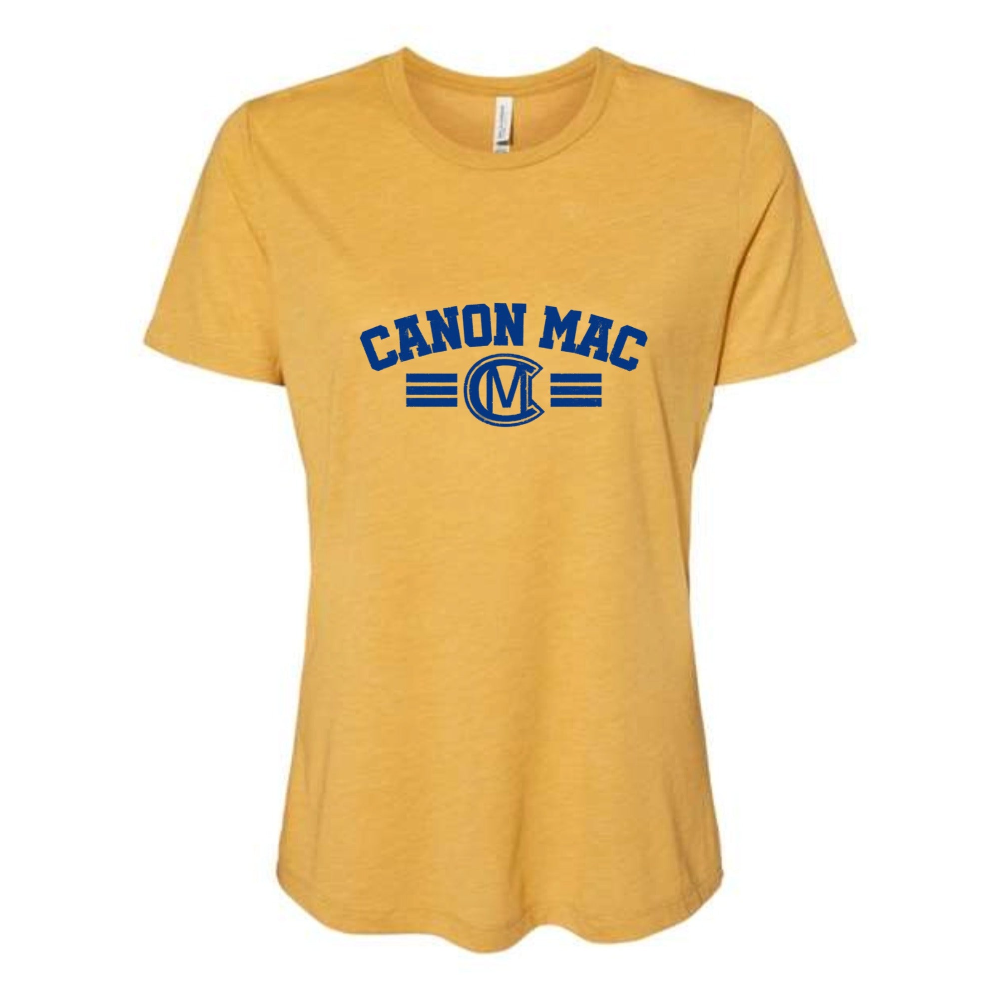 Canon Mac Bold Royal Women's Tri-blend Relaxed Fit Tee