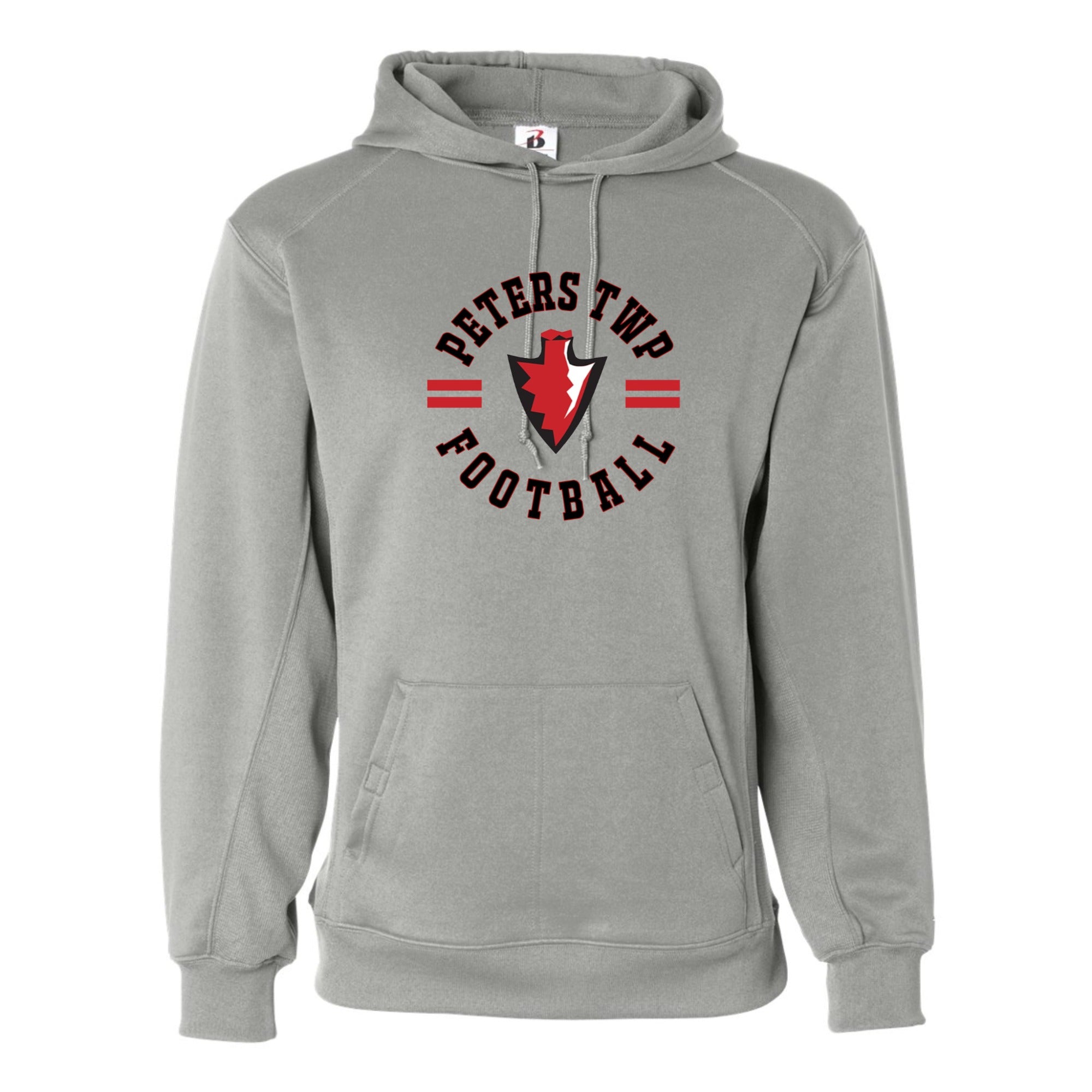 Peters Indians Football Circle Performance Tech Hoodie