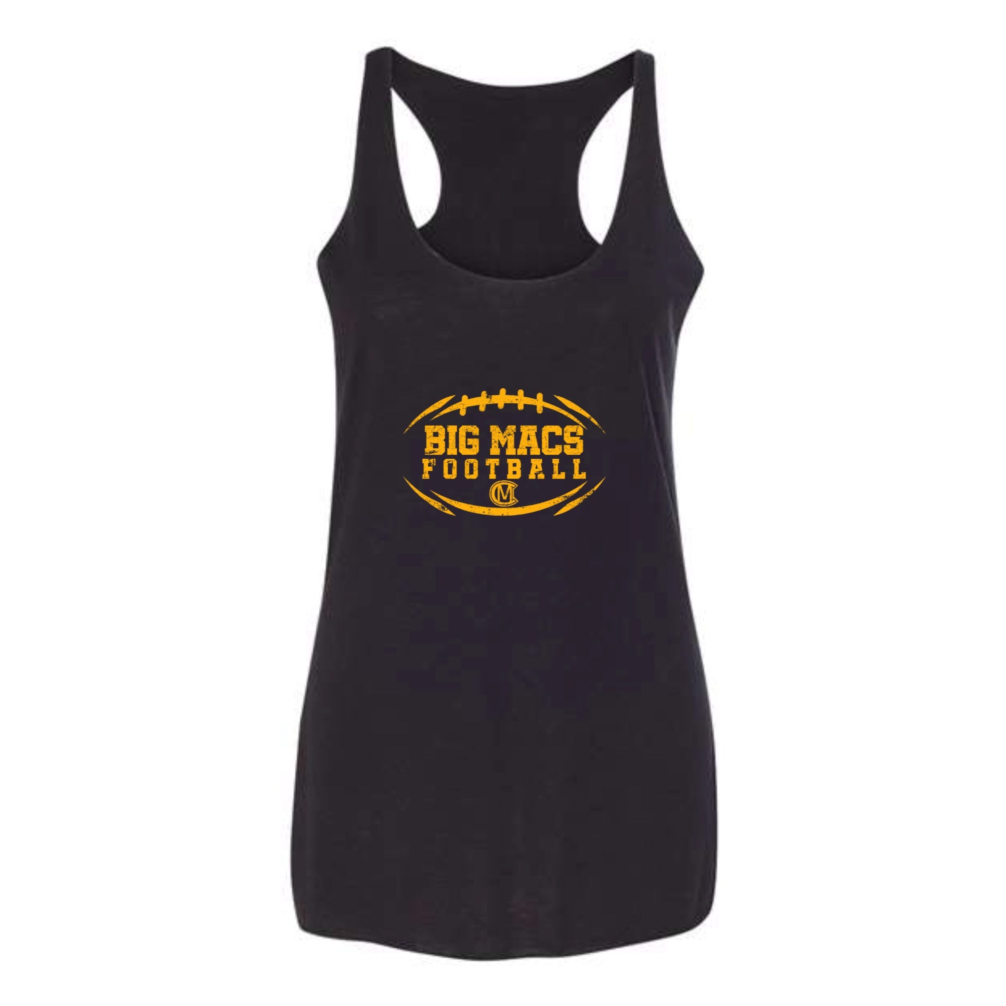 Canon Mac Big Macs Football Women's Tri-blend Racerback Tank