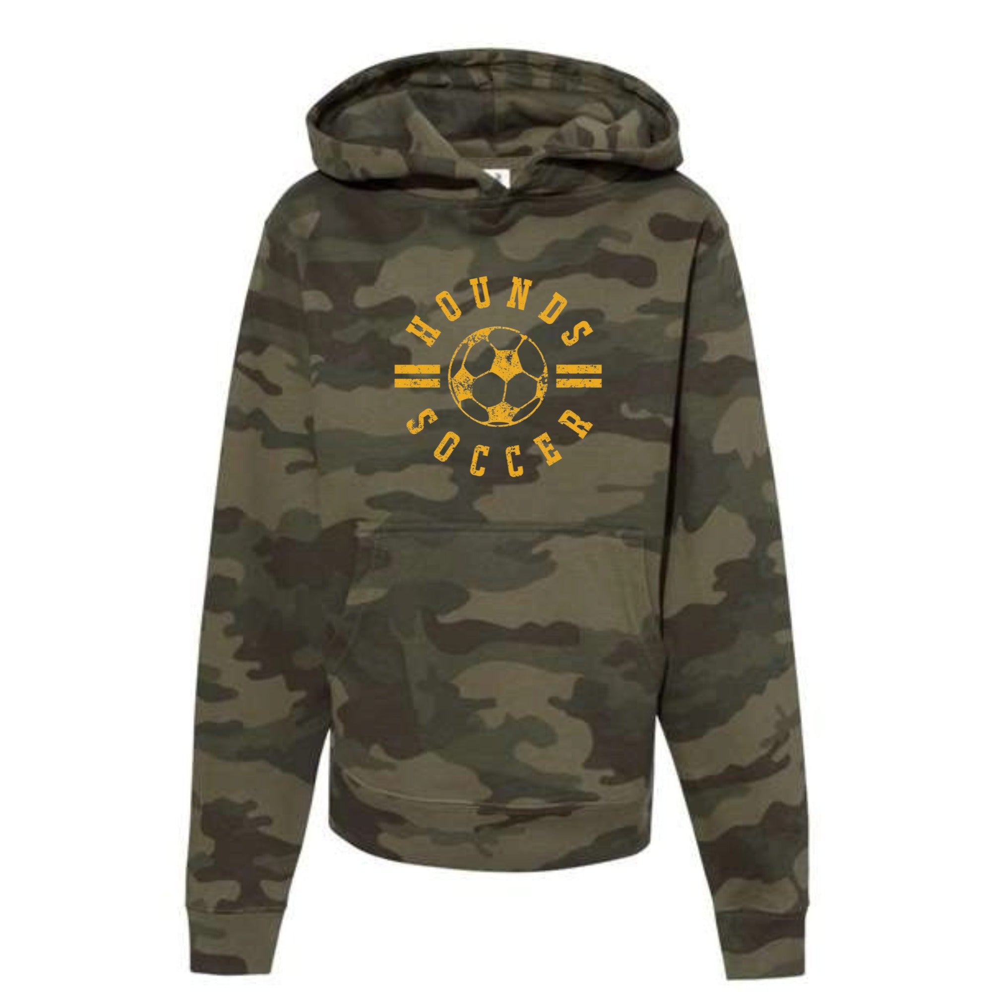 Riverhounds Circle Youth Camo Hooded Sweatshirt