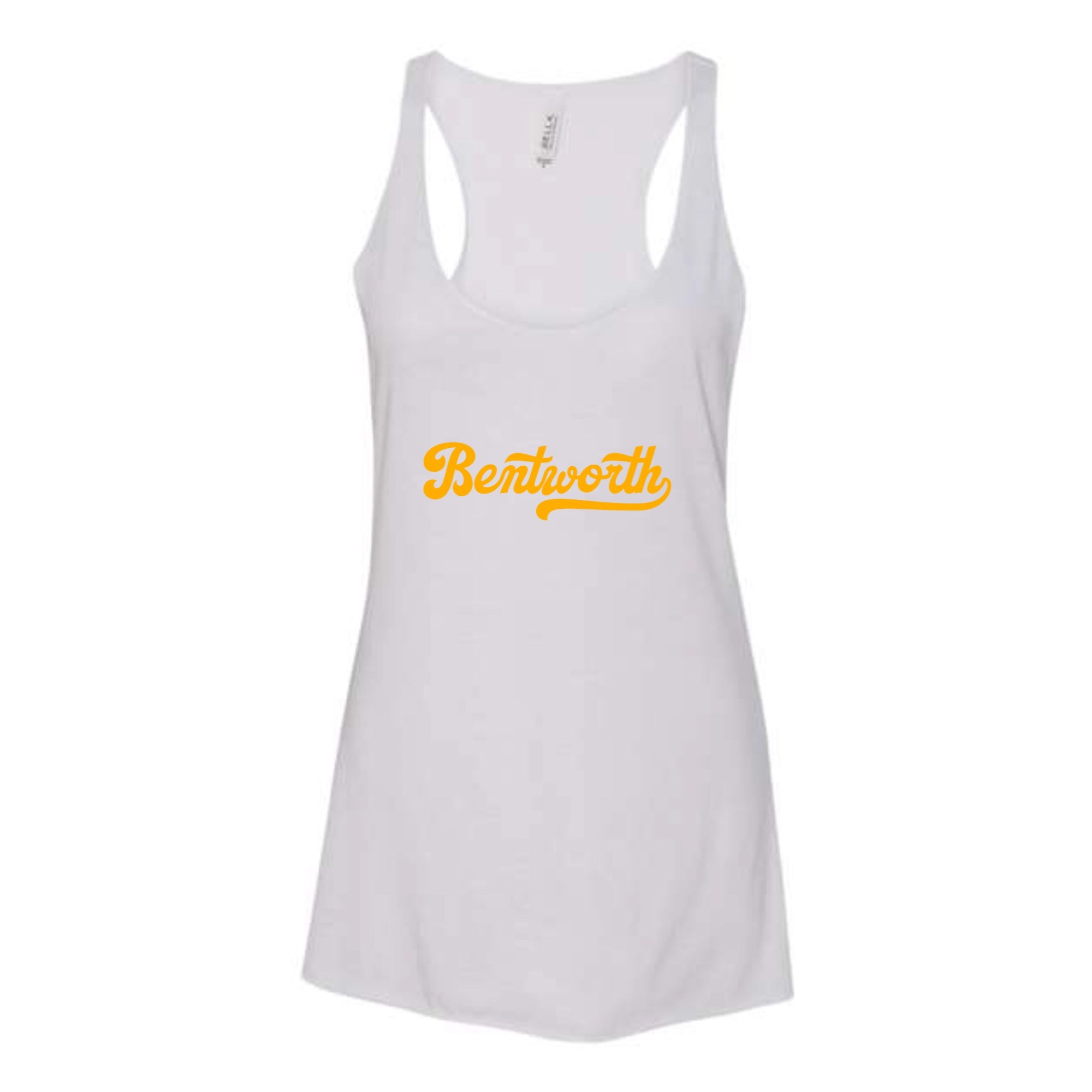 Bentworth Script Women's Tri-blend Racerback Tank