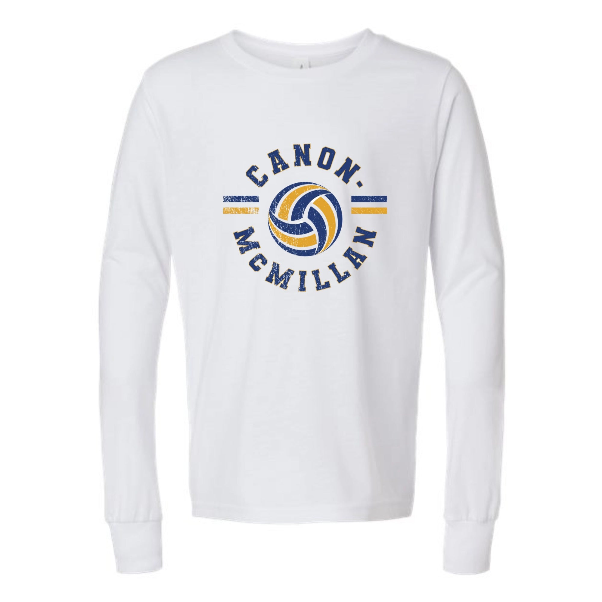 Canon Mac Volleyball Circle Youth Long Sleeved Tri-blend Tee