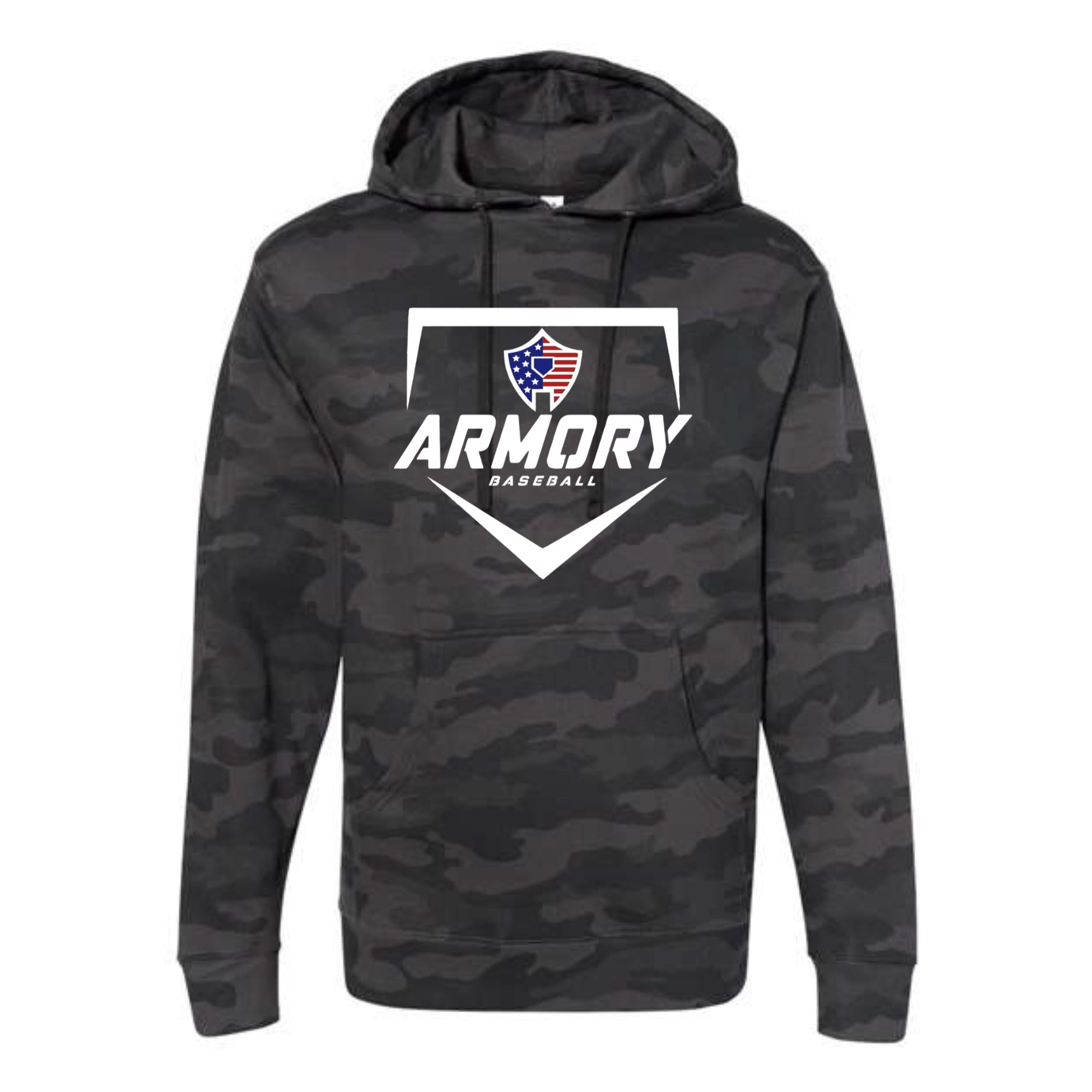 Armory Baseball Patriotic Camo Hooded Sweatshirt