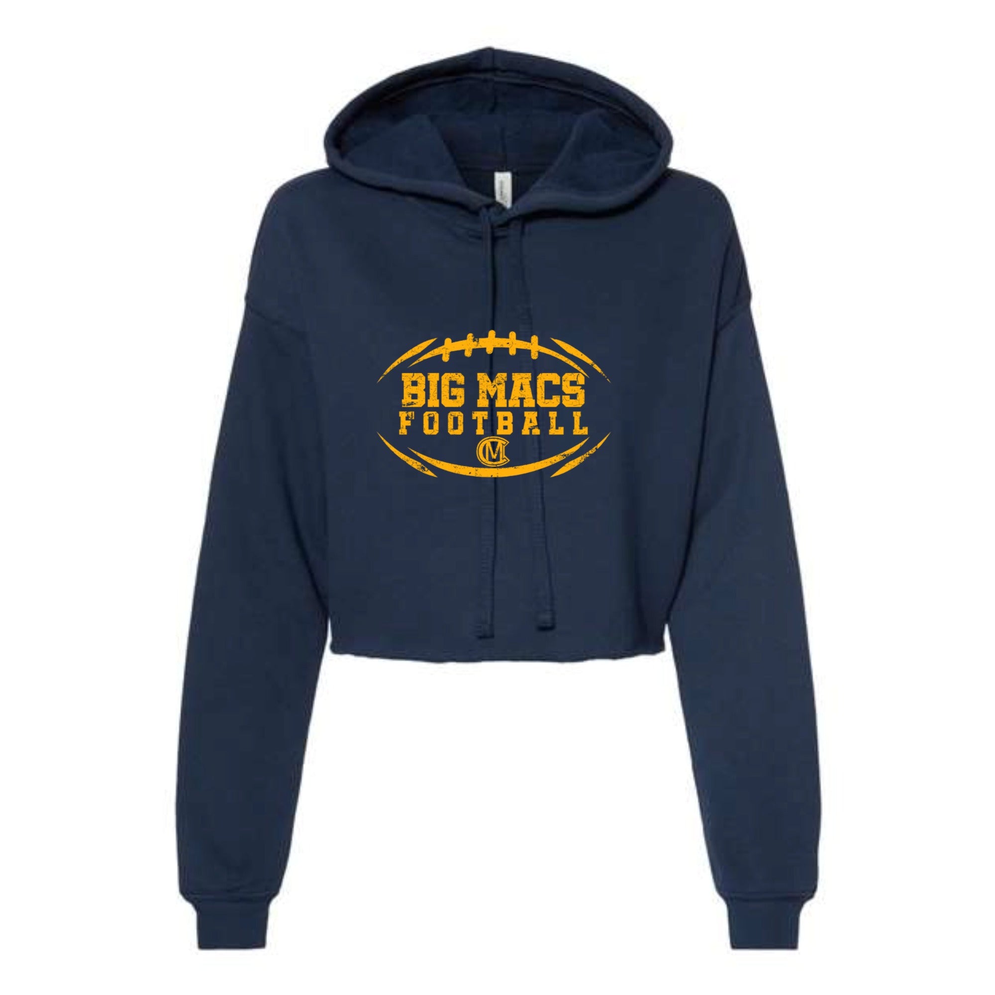 Canon Mac Big Macs Football Women's Cropped Fleece Hoodie