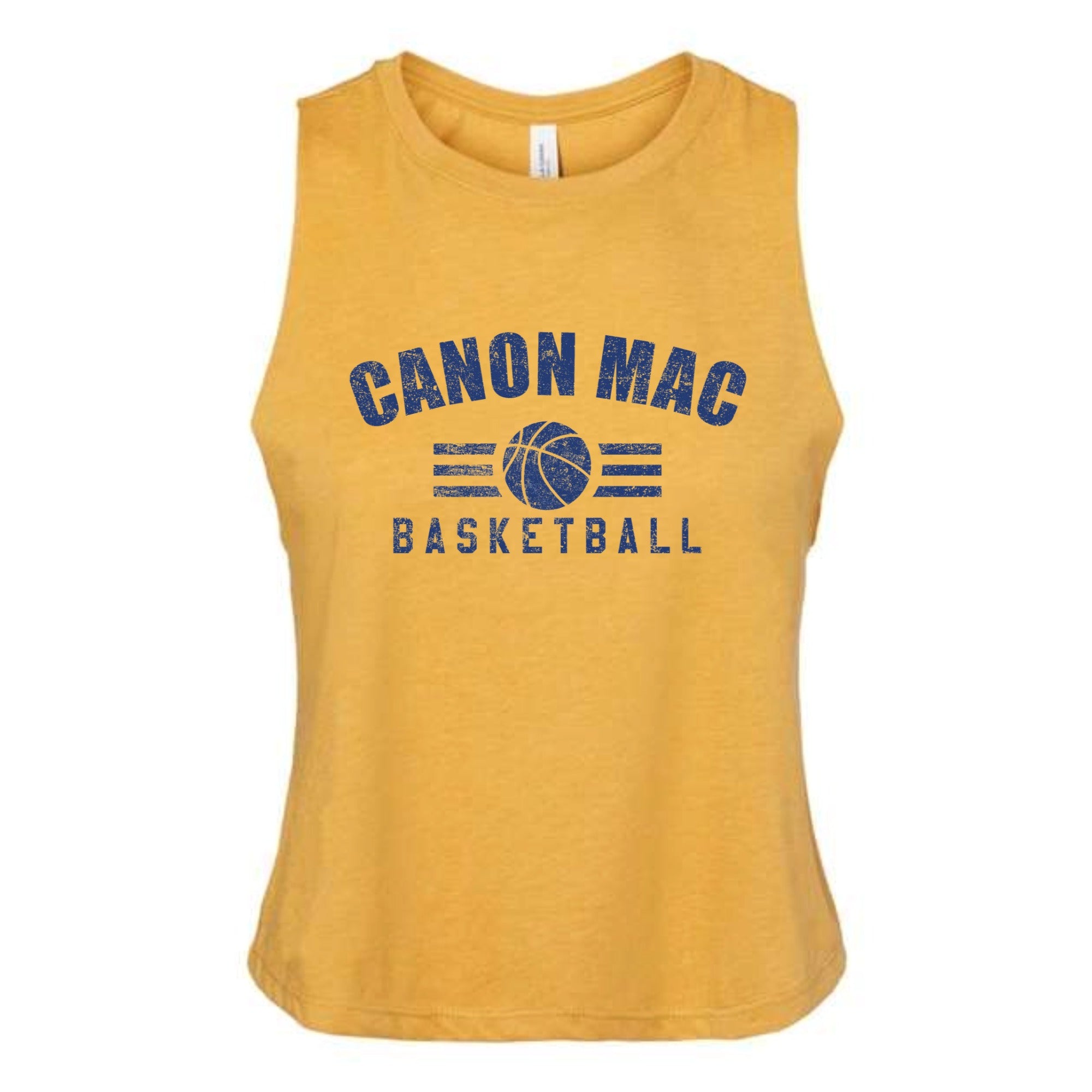 Canon Mac Basketball Bold Women's Cropped Racerback Tank