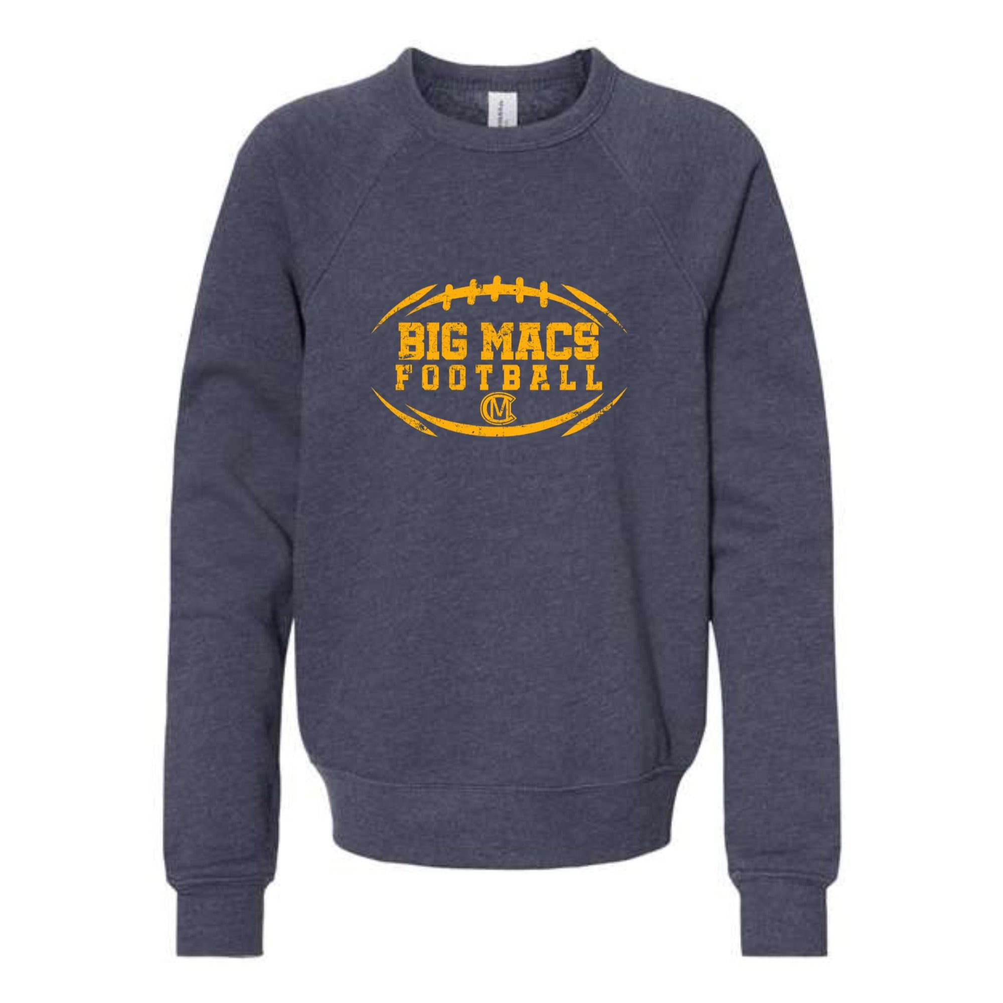 Canon Mac Big Macs Football Youth Fleece Crewneck Sweatshirt